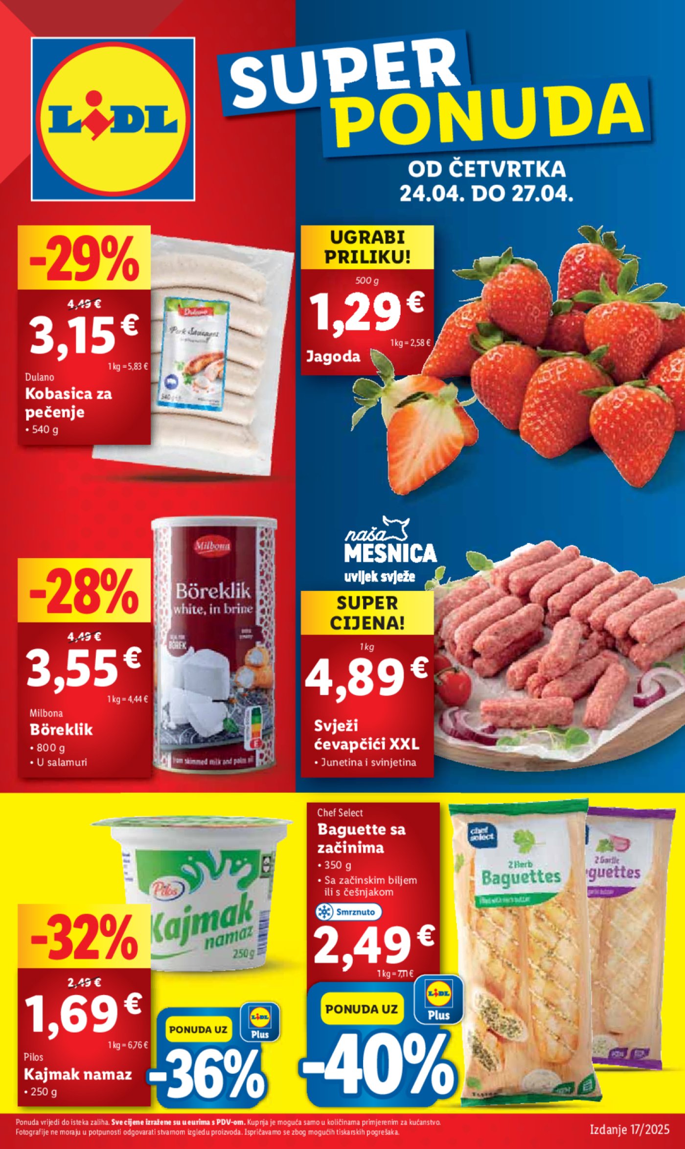 Lidl katalog ponuda od četvrtka 24.04.-27.04.2025.