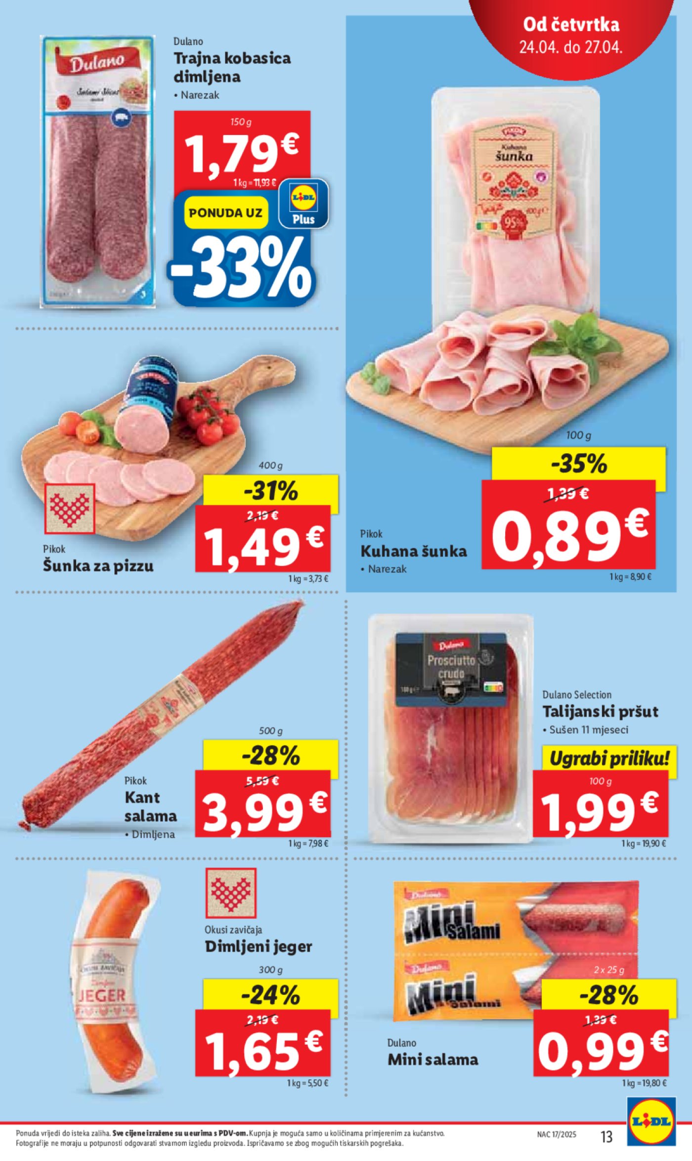 Lidl katalog ponuda od četvrtka 24.04.-27.04.2025.