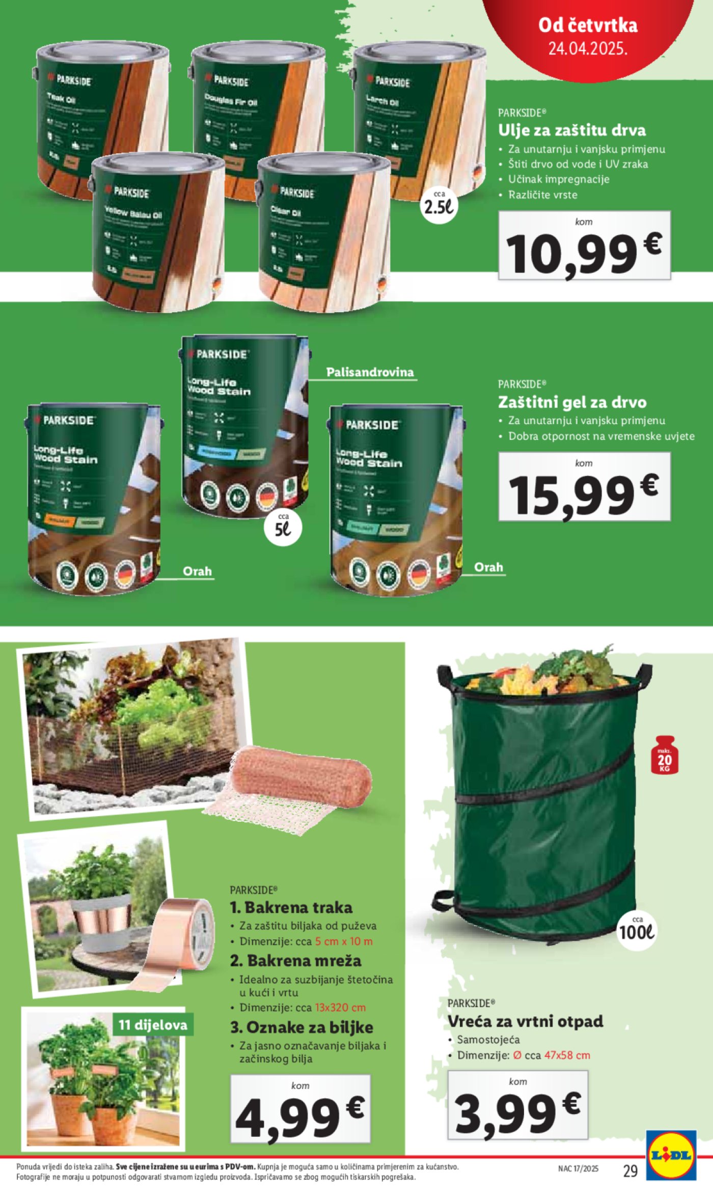 Lidl katalog ponuda od četvrtka 24.04.-27.04.2025.