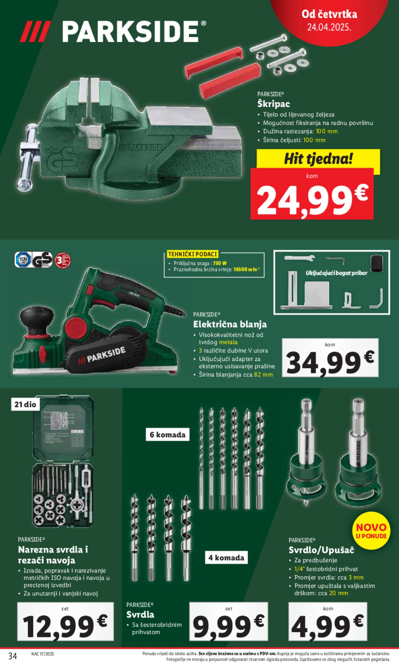 Lidl katalog ponuda od četvrtka 24.04.-27.04.2025.