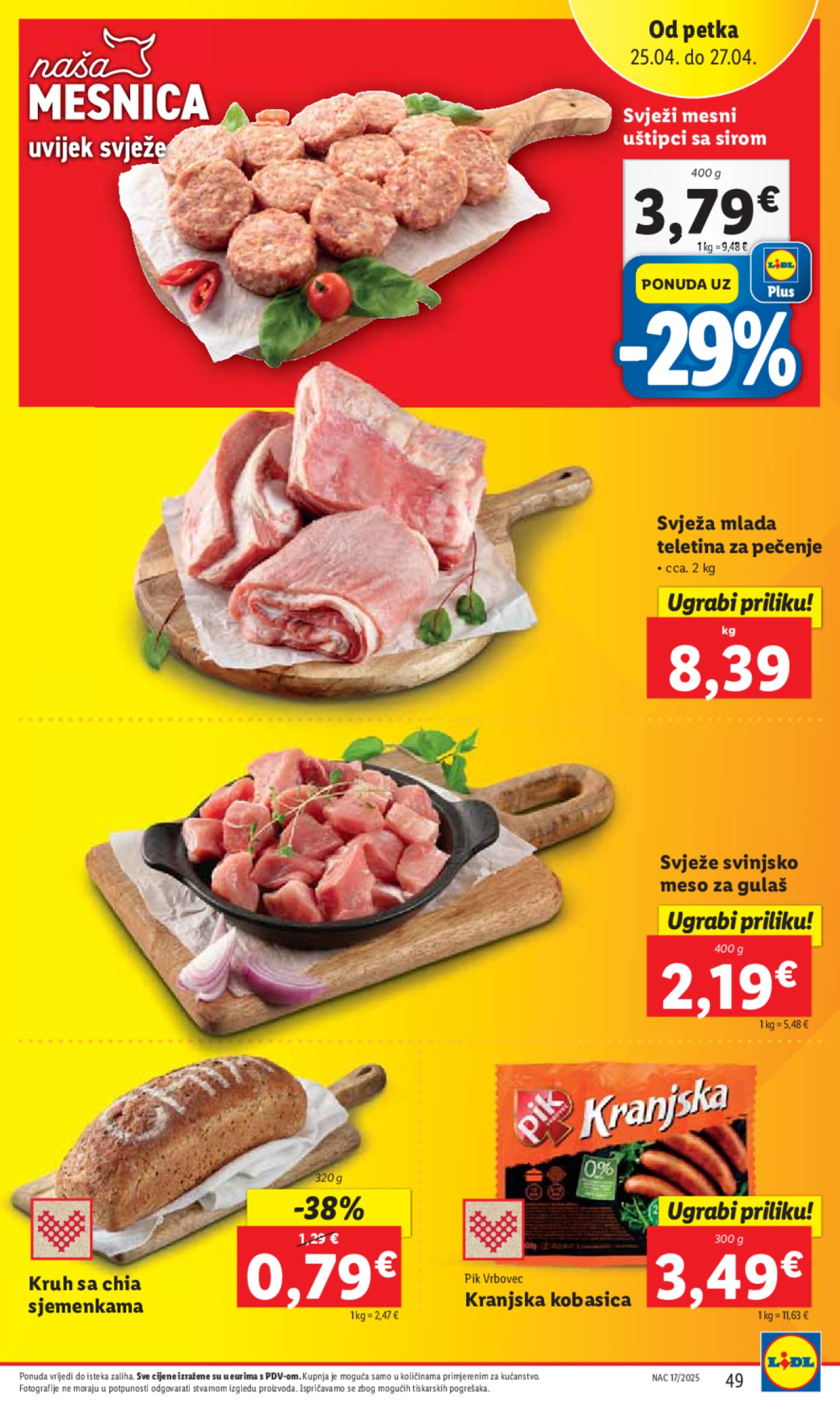 Lidl katalog ponuda od četvrtka 24.04.-27.04.2025.