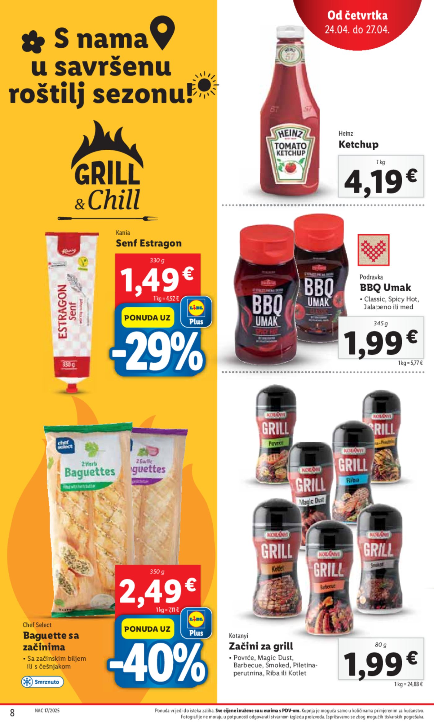 Lidl katalog ponuda od četvrtka 24.04.-27.04.2025.