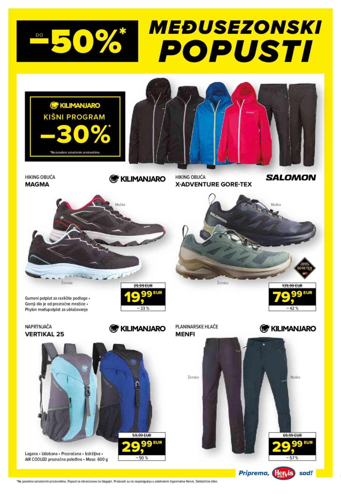 Hervis katalog Zajedno u prirodu 07.05.-13.05.2025. 