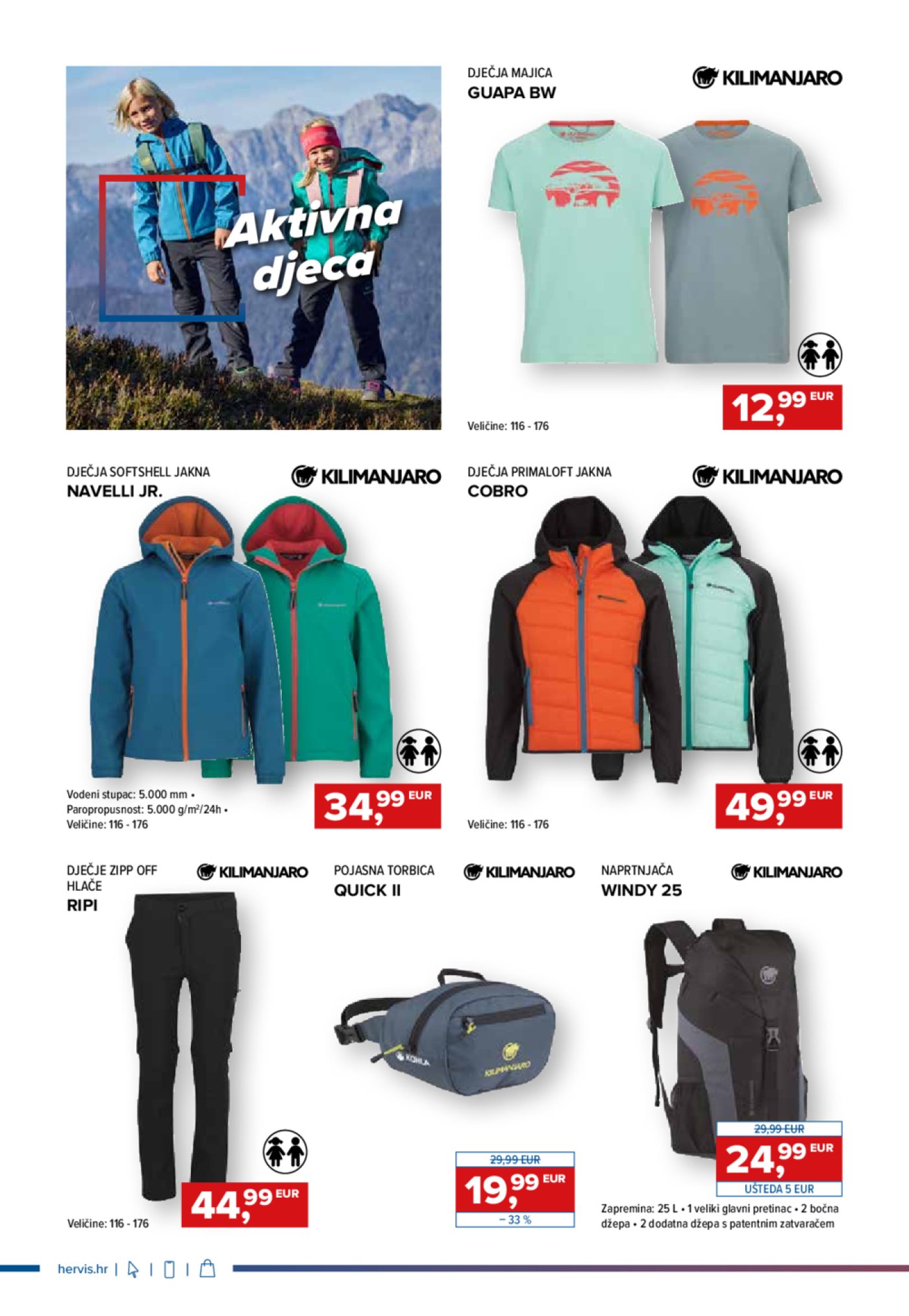 Hervis katalog Zajedno u prirodu 07.05.-13.05.2025. 