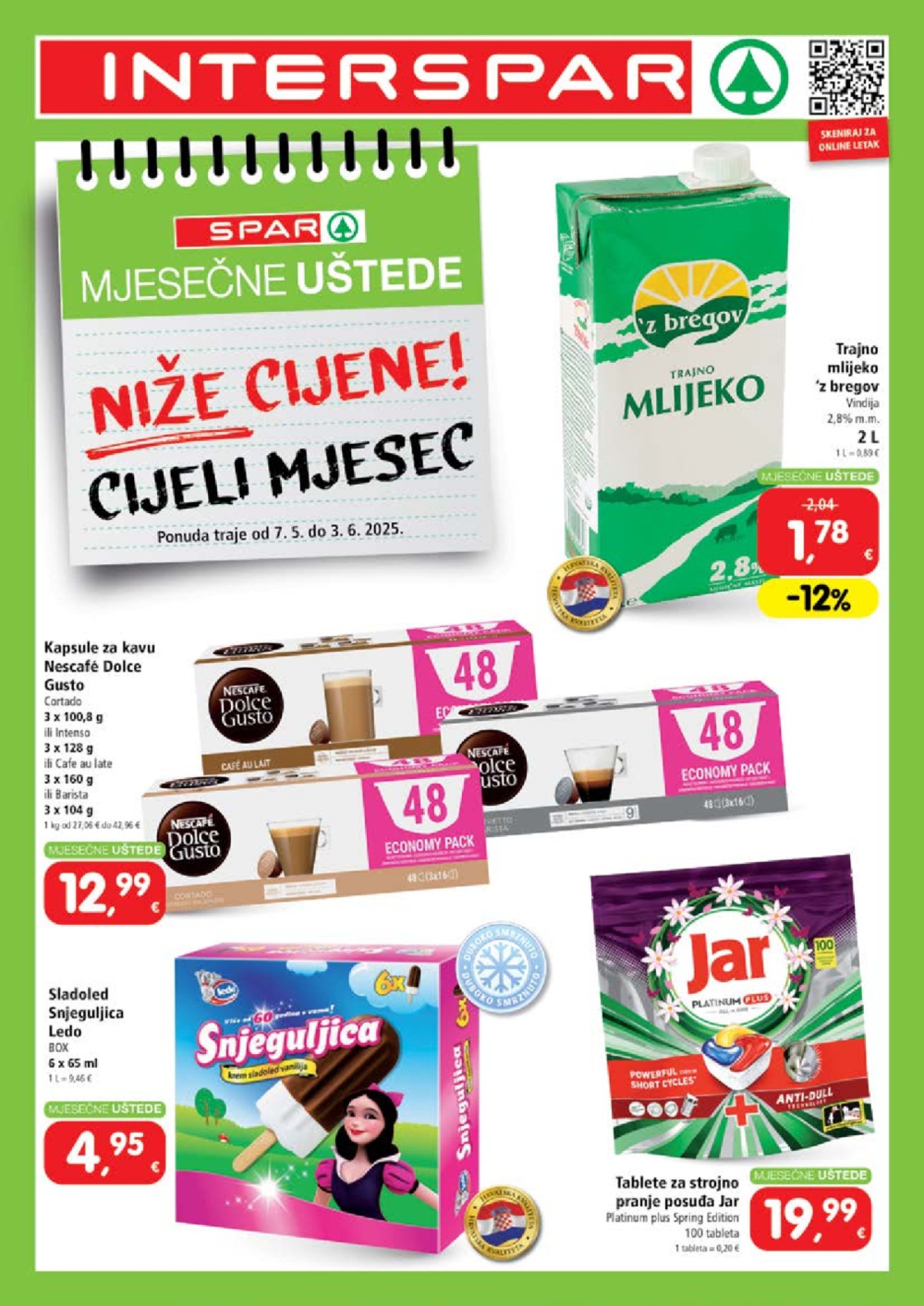 INTERSPAR Katalog Mjesečne uštede 07.05.-03.06.2025.