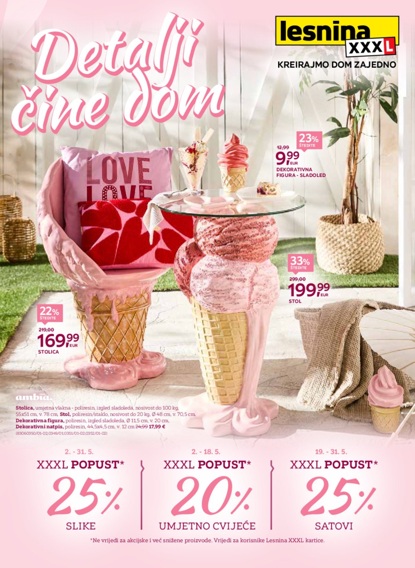 Lesnina Detalji čine dom katalog akcija 02.05.-31.05.2025.