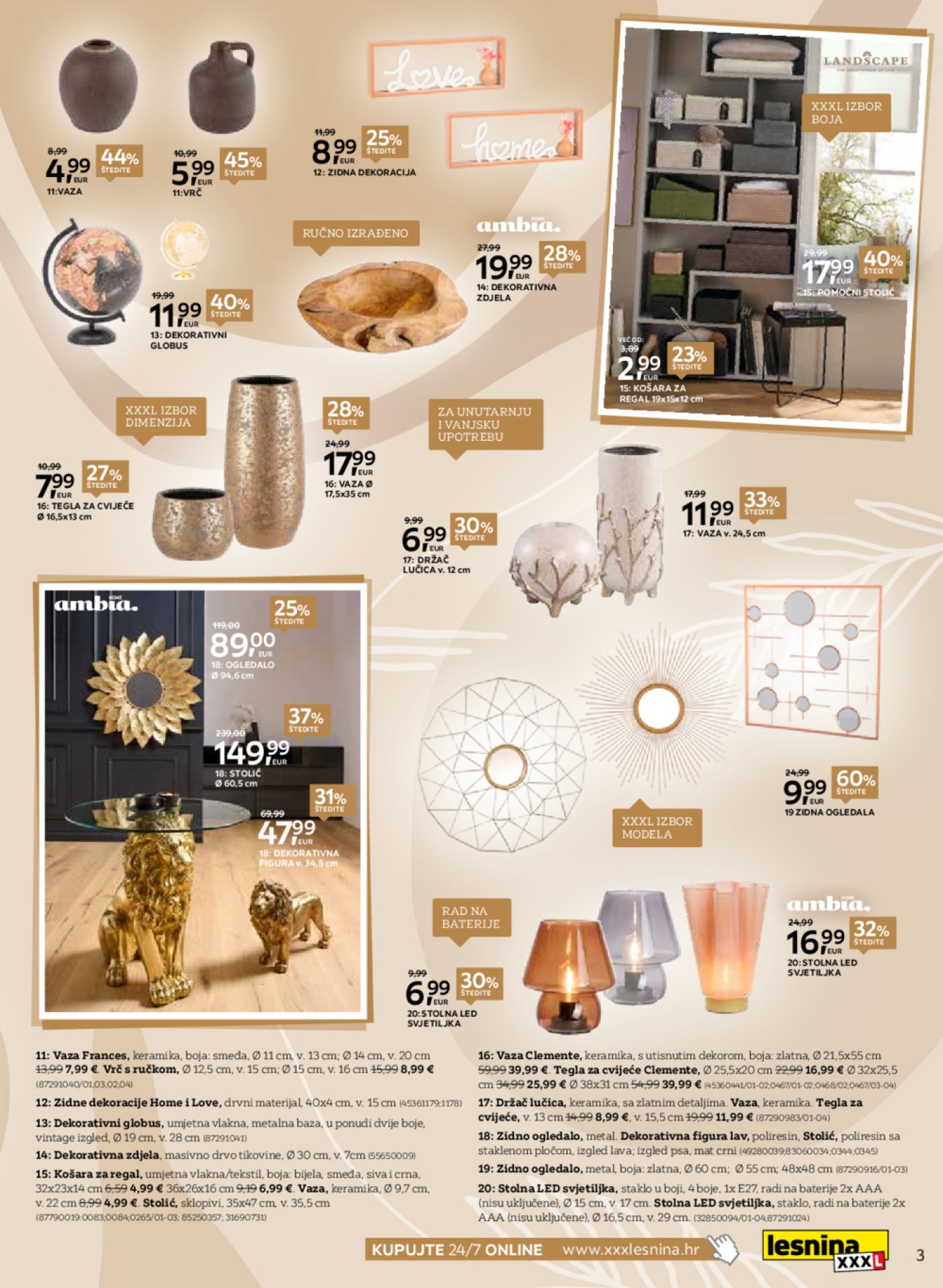 Lesnina Detalji čine dom katalog akcija 02.05.-31.05.2025.