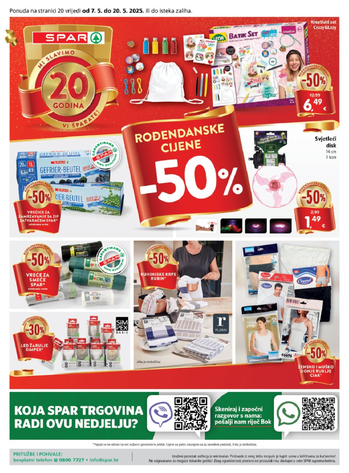 SPAR katalog Akcija 07.05.-13.05.2025.