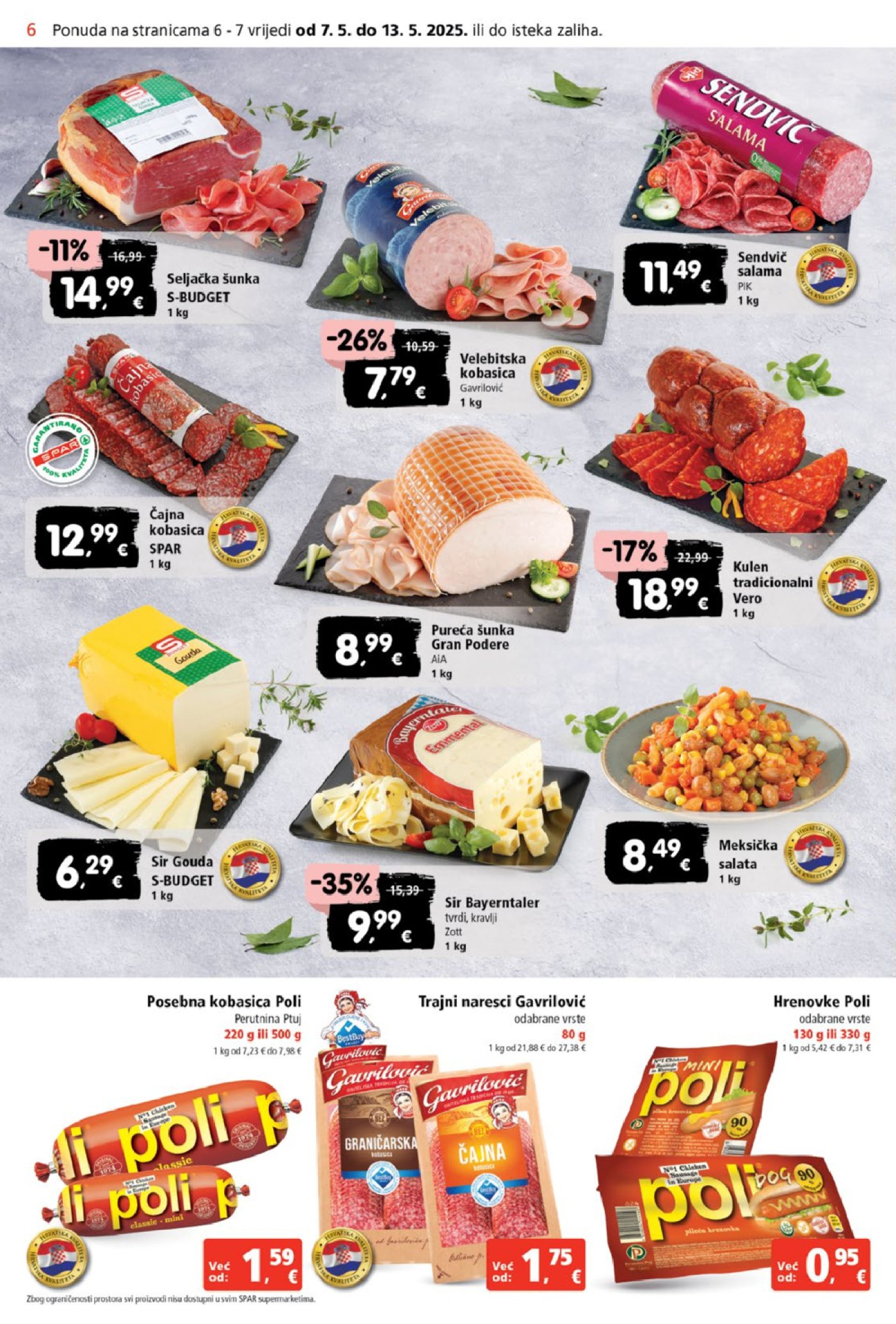 SPAR katalog Akcija 07.05.-13.05.2025.