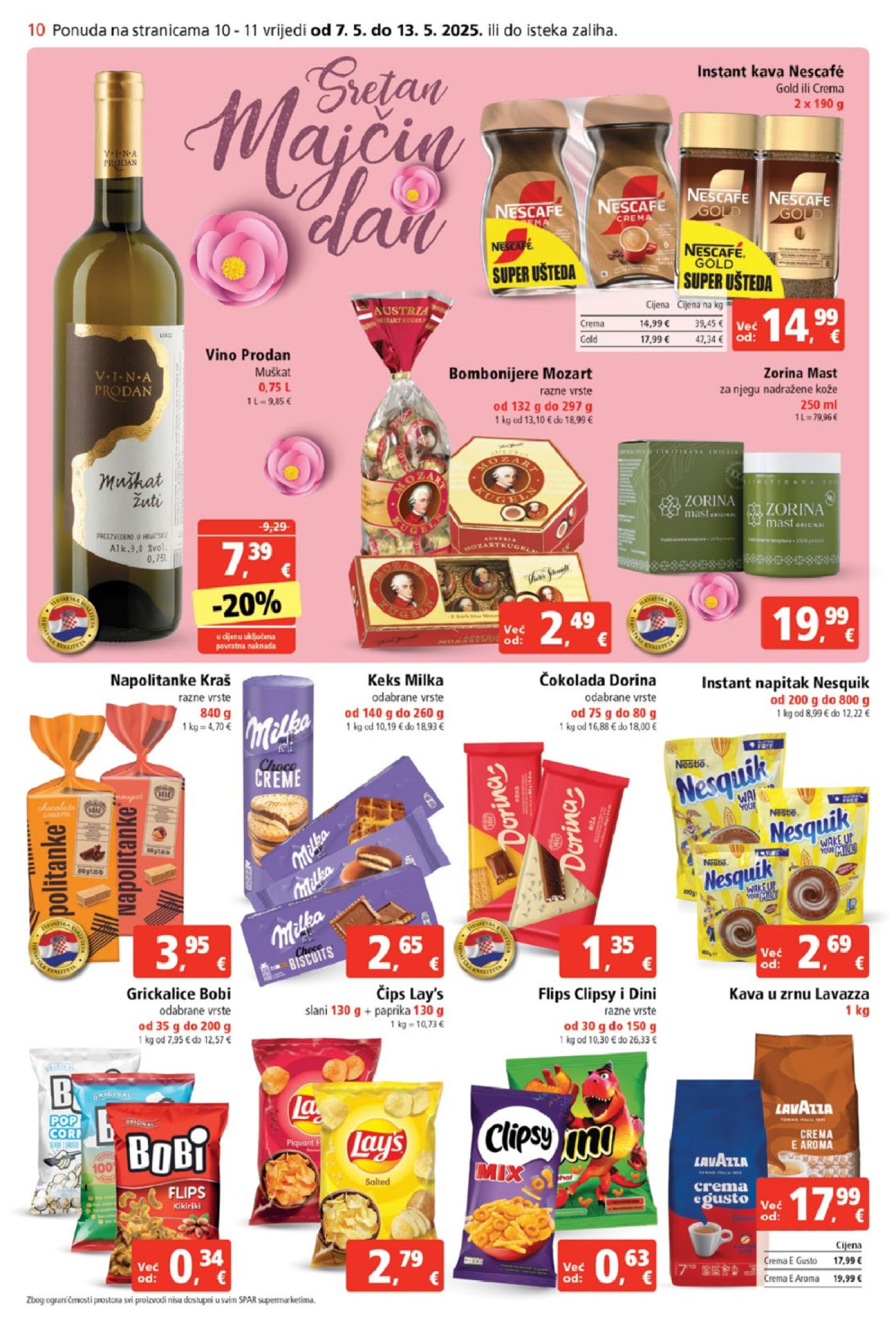 SPAR katalog Akcija 07.05.-13.05.2025.