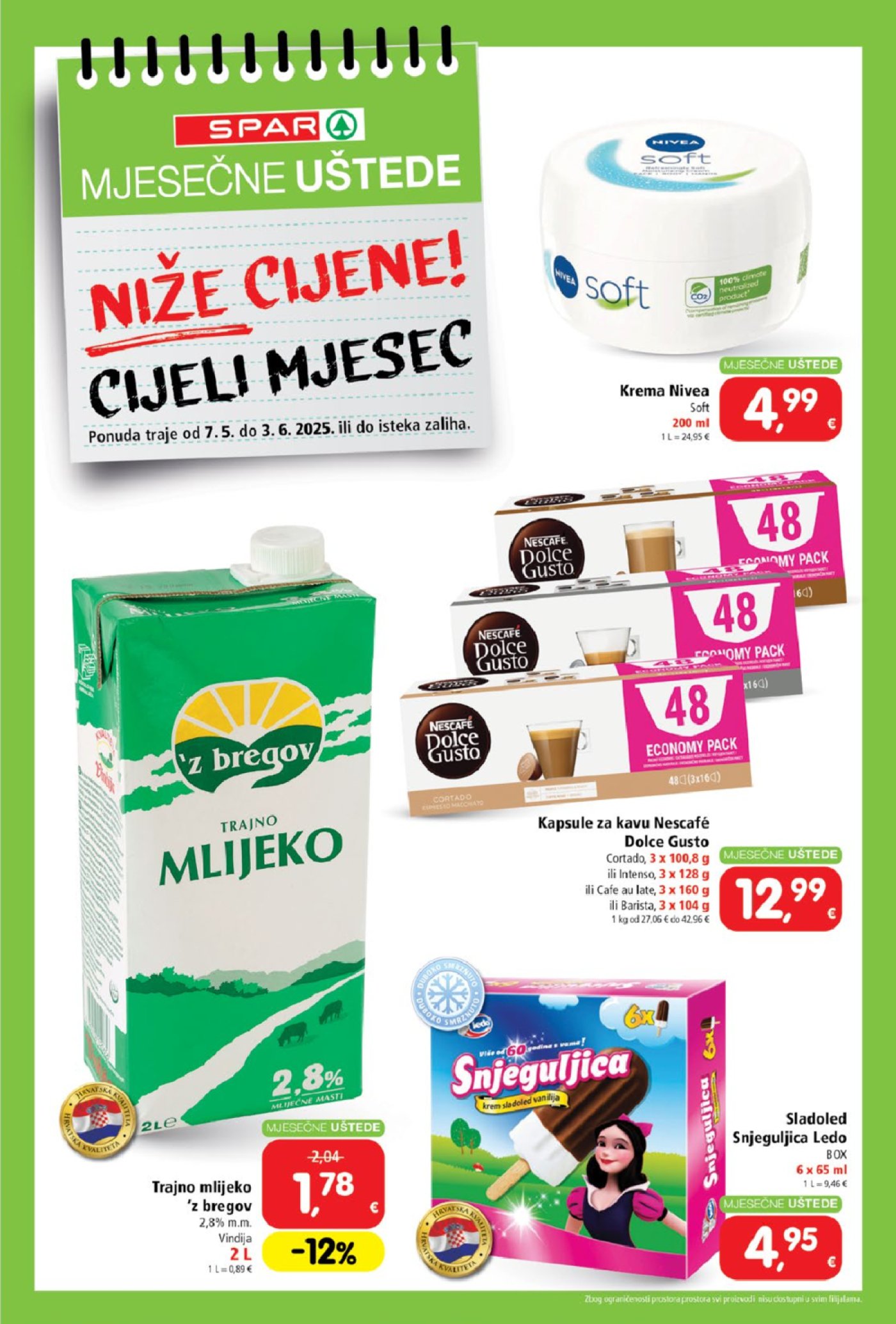 SPAR Katalog Mjesečne uštede 07.05.-03.06.2025.