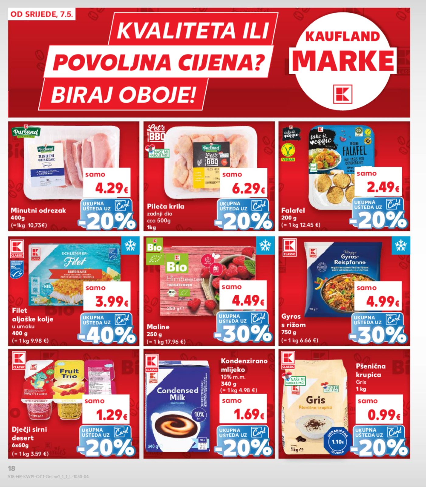 Kaufland katalog Kaufland marke 07.05.-13.05.2025. Biograd na Moru
