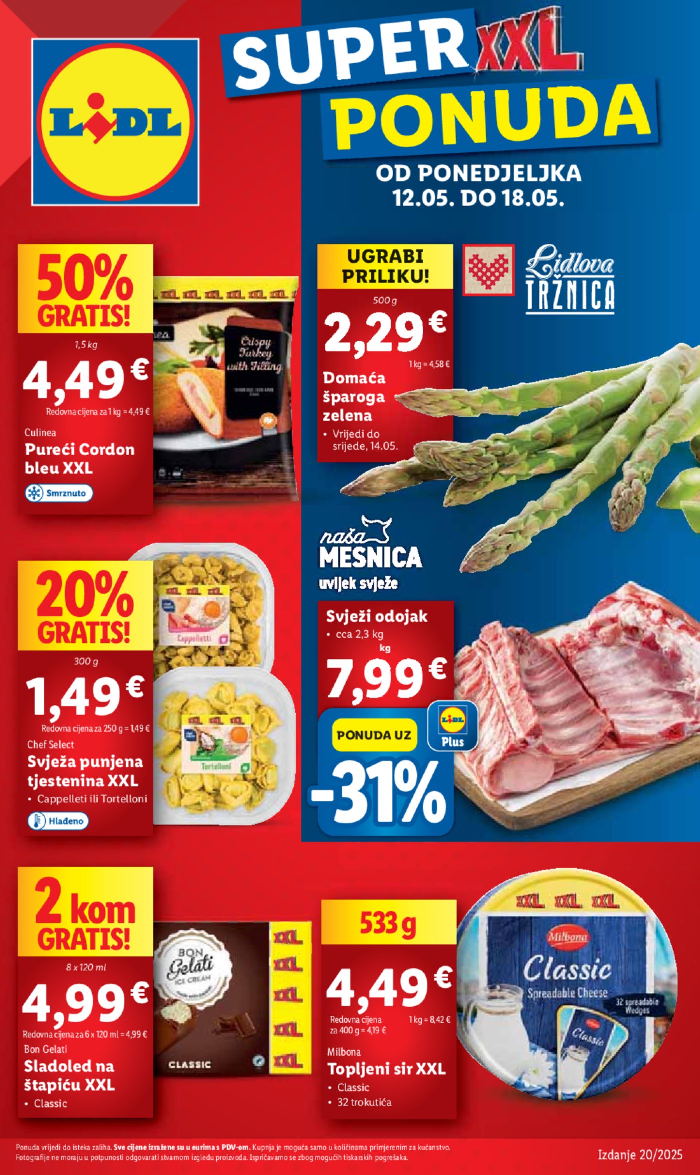Lidl Super ponuda od Ponedjeljka 12.05.-18.05.2025.