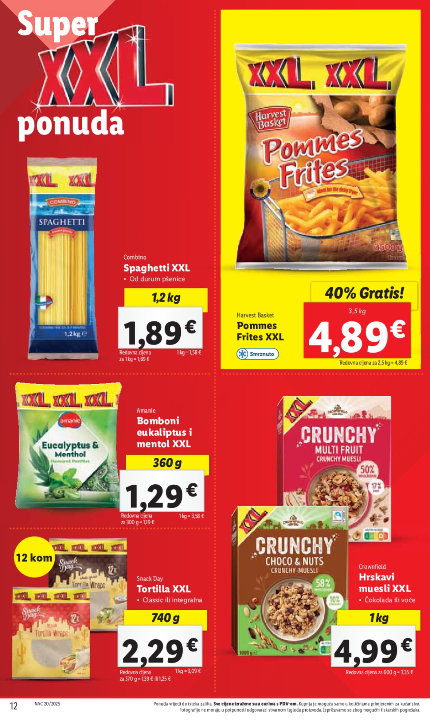 Lidl Super ponuda od Ponedjeljka 12.05.-18.05.2025.