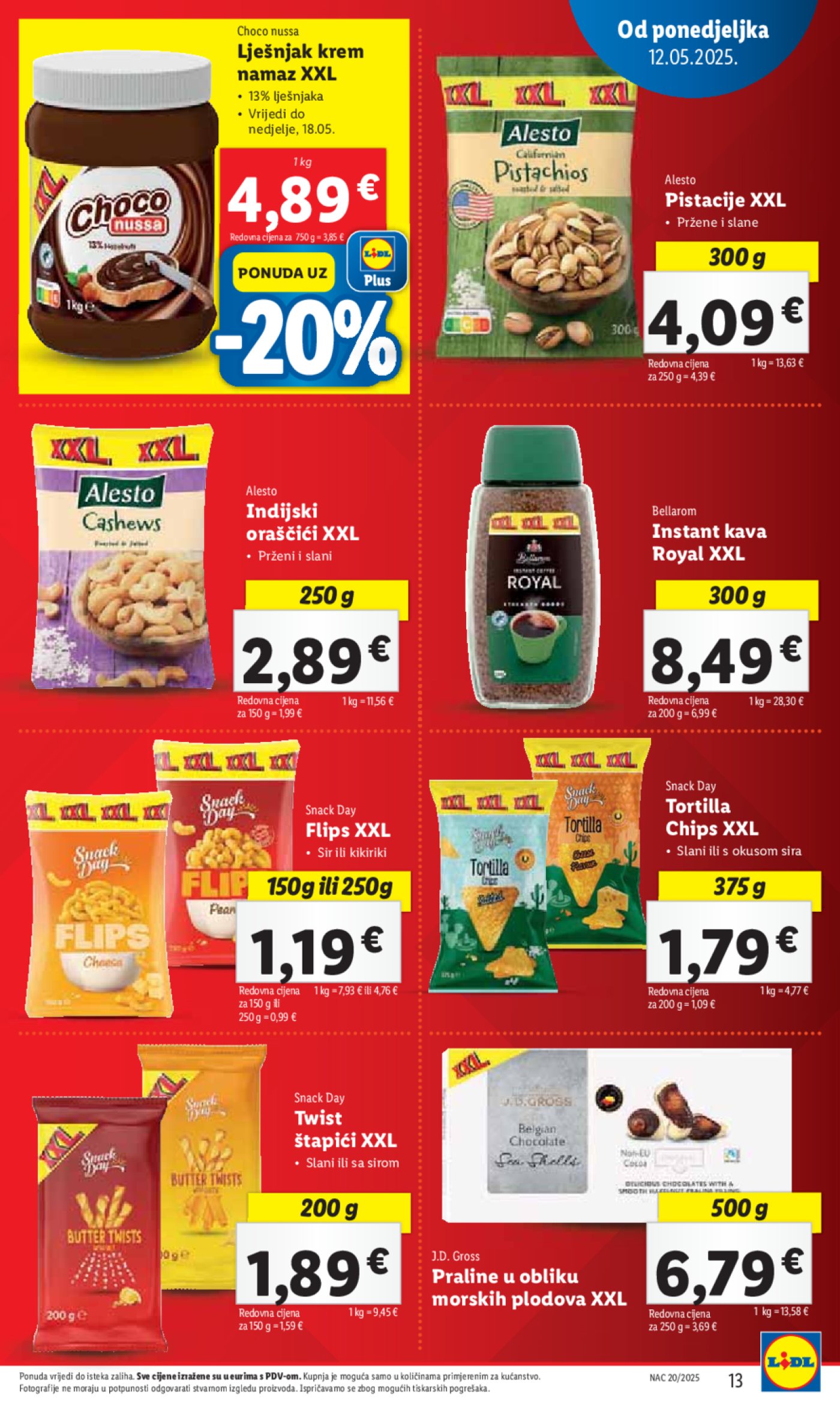 Lidl Super ponuda od Ponedjeljka 12.05.-18.05.2025.