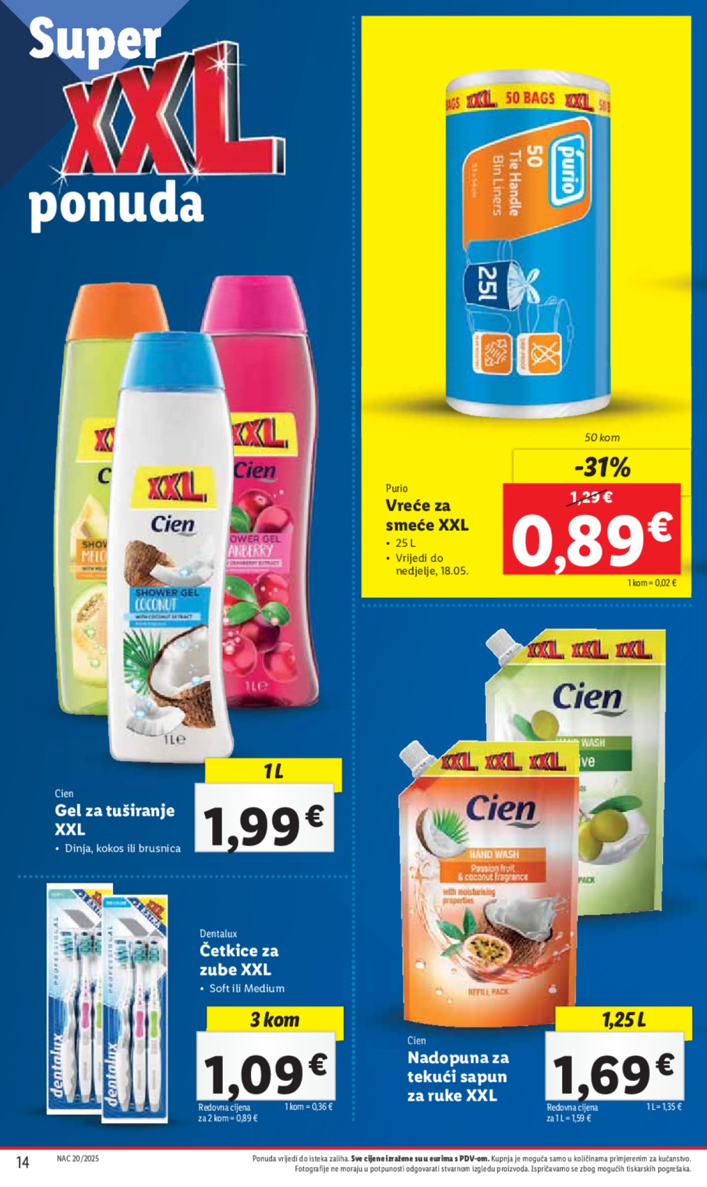 Lidl Super ponuda od Ponedjeljka 12.05.-18.05.2025.
