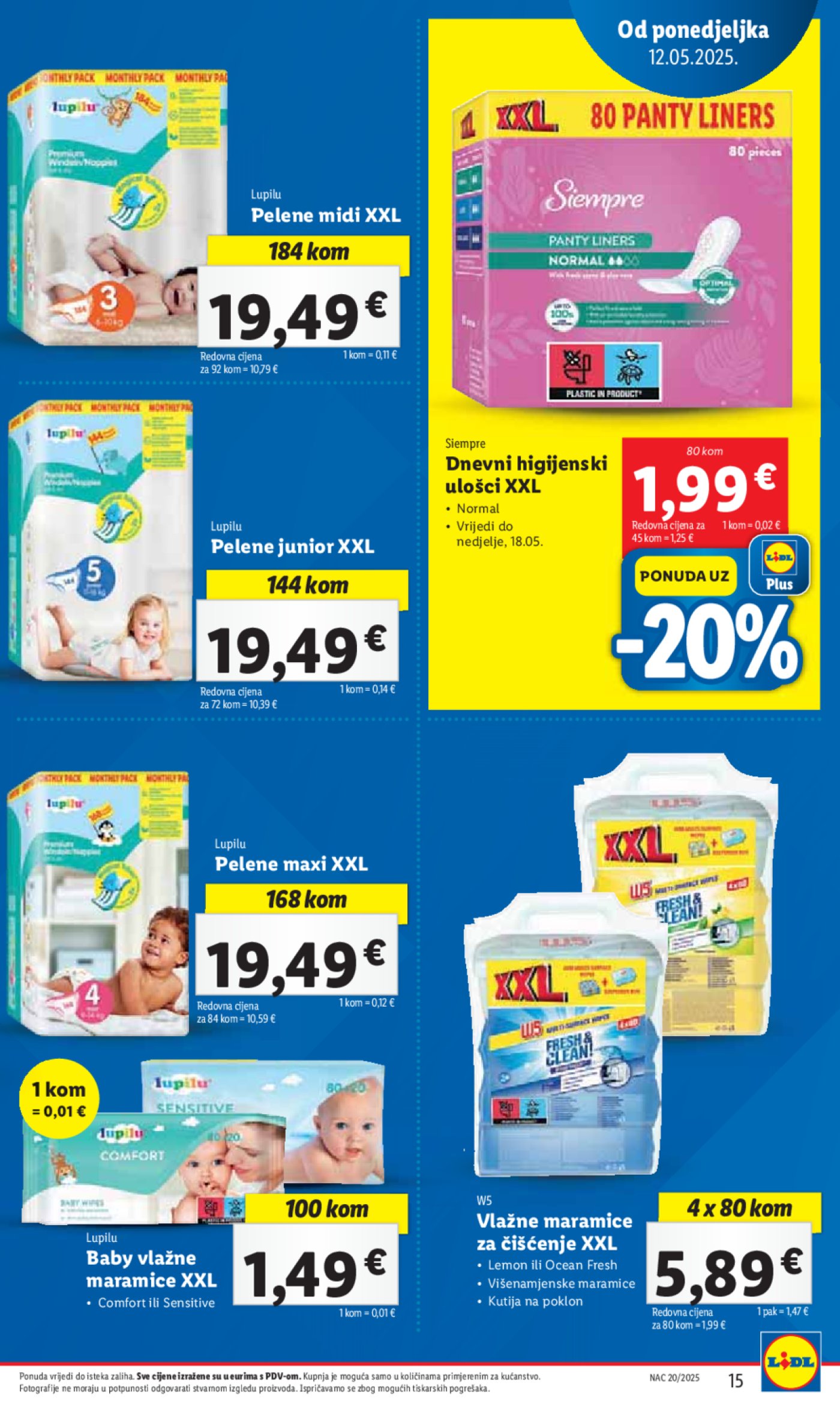Lidl Super ponuda od Ponedjeljka 12.05.-18.05.2025.