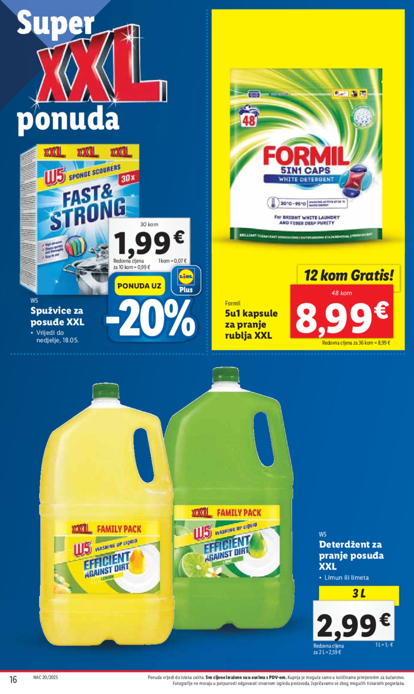 Lidl Super ponuda od Ponedjeljka 12.05.-18.05.2025.