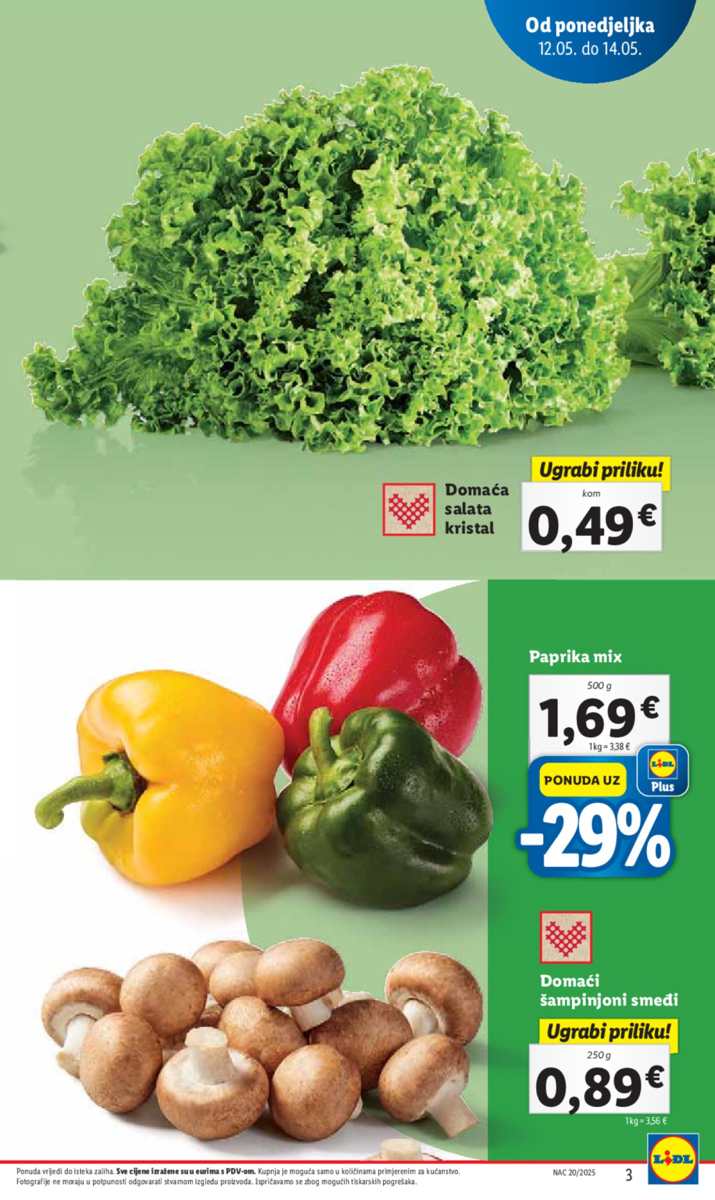 Lidl Super ponuda od Ponedjeljka 12.05.-18.05.2025.