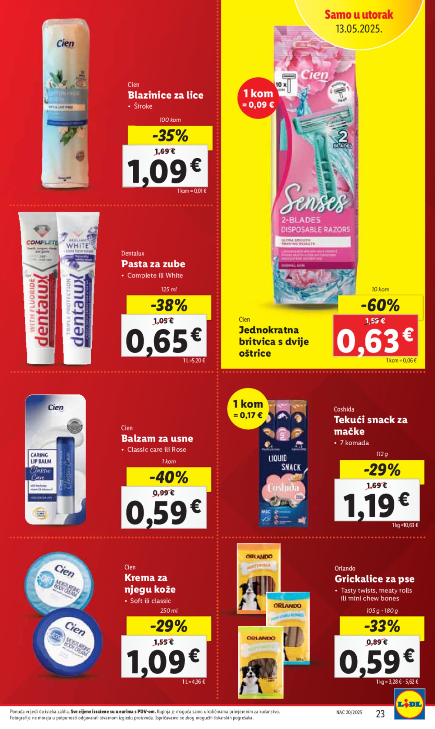 Lidl Super ponuda od Ponedjeljka 12.05.-18.05.2025.