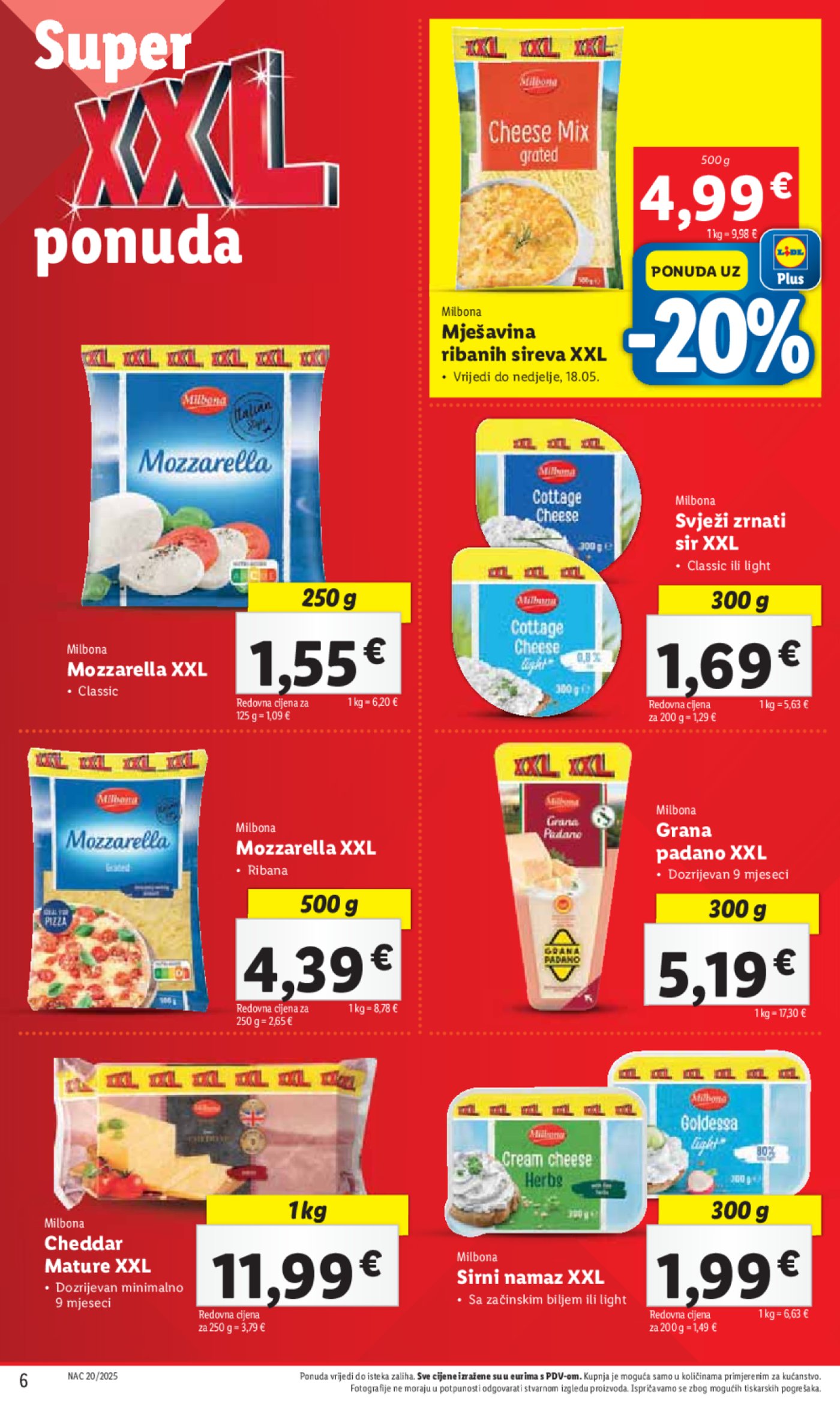 Lidl Super ponuda od Ponedjeljka 12.05.-18.05.2025.