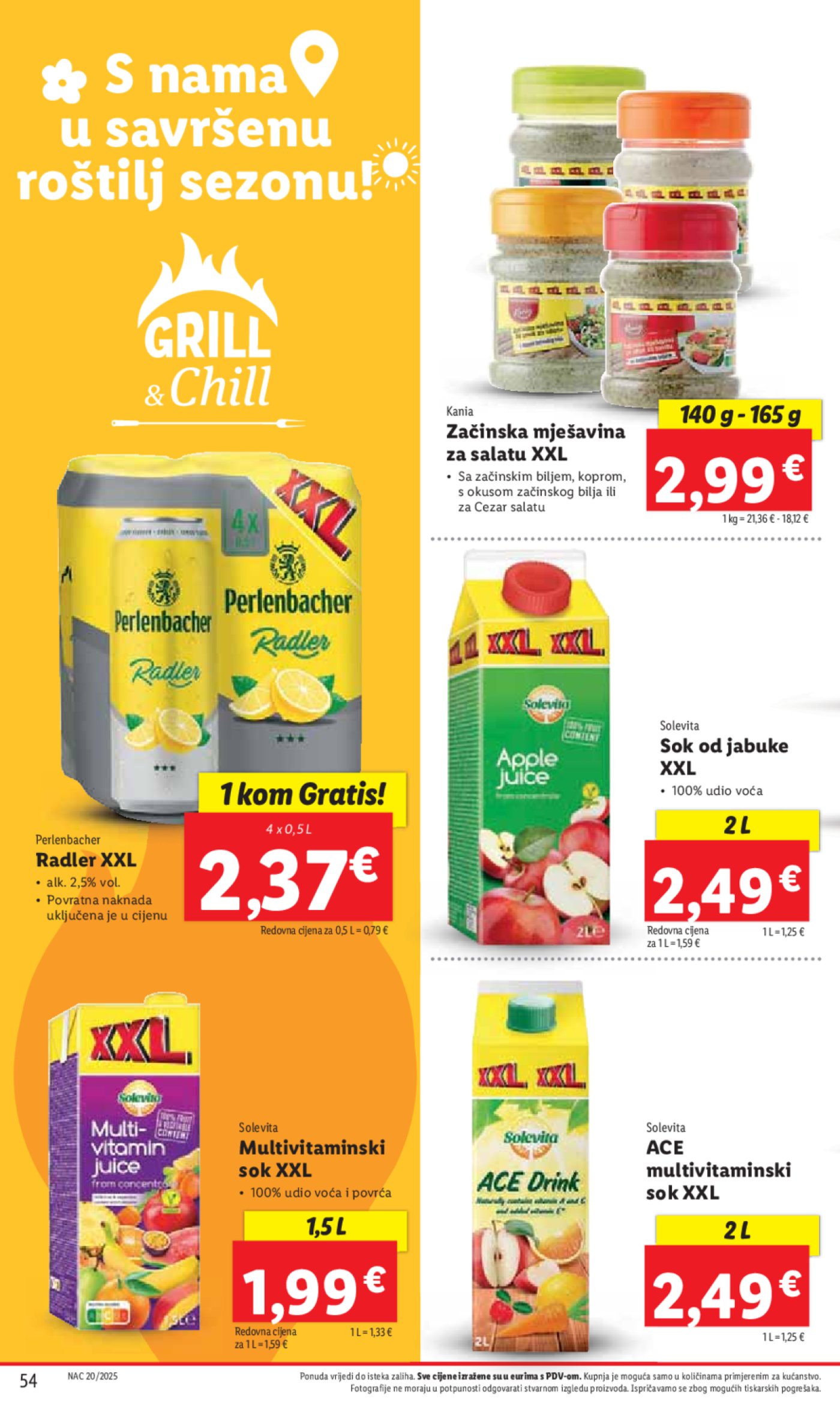 Lidl Super ponuda od Ponedjeljka 12.05.-18.05.2025.