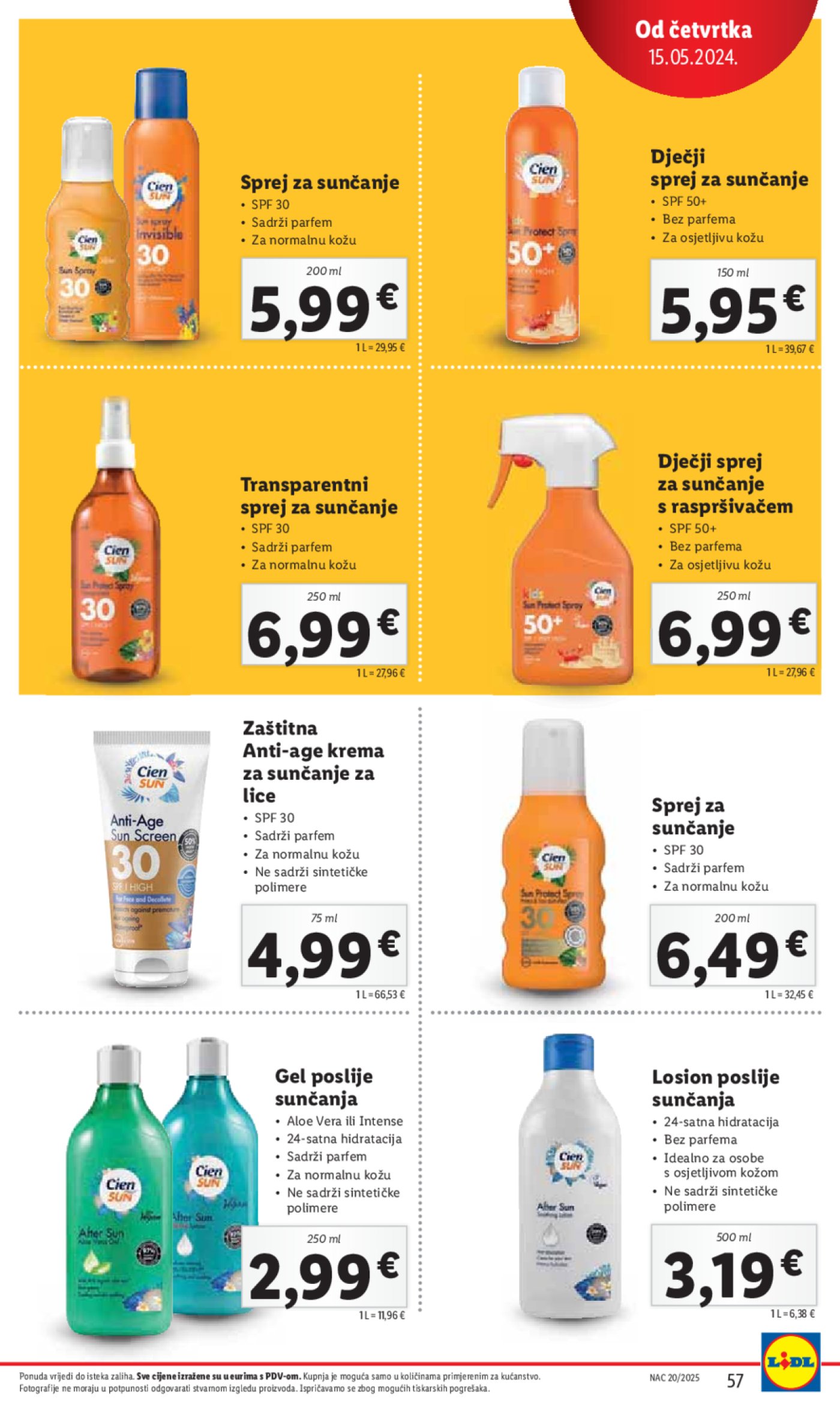 Lidl Super ponuda od Ponedjeljka 12.05.-18.05.2025.