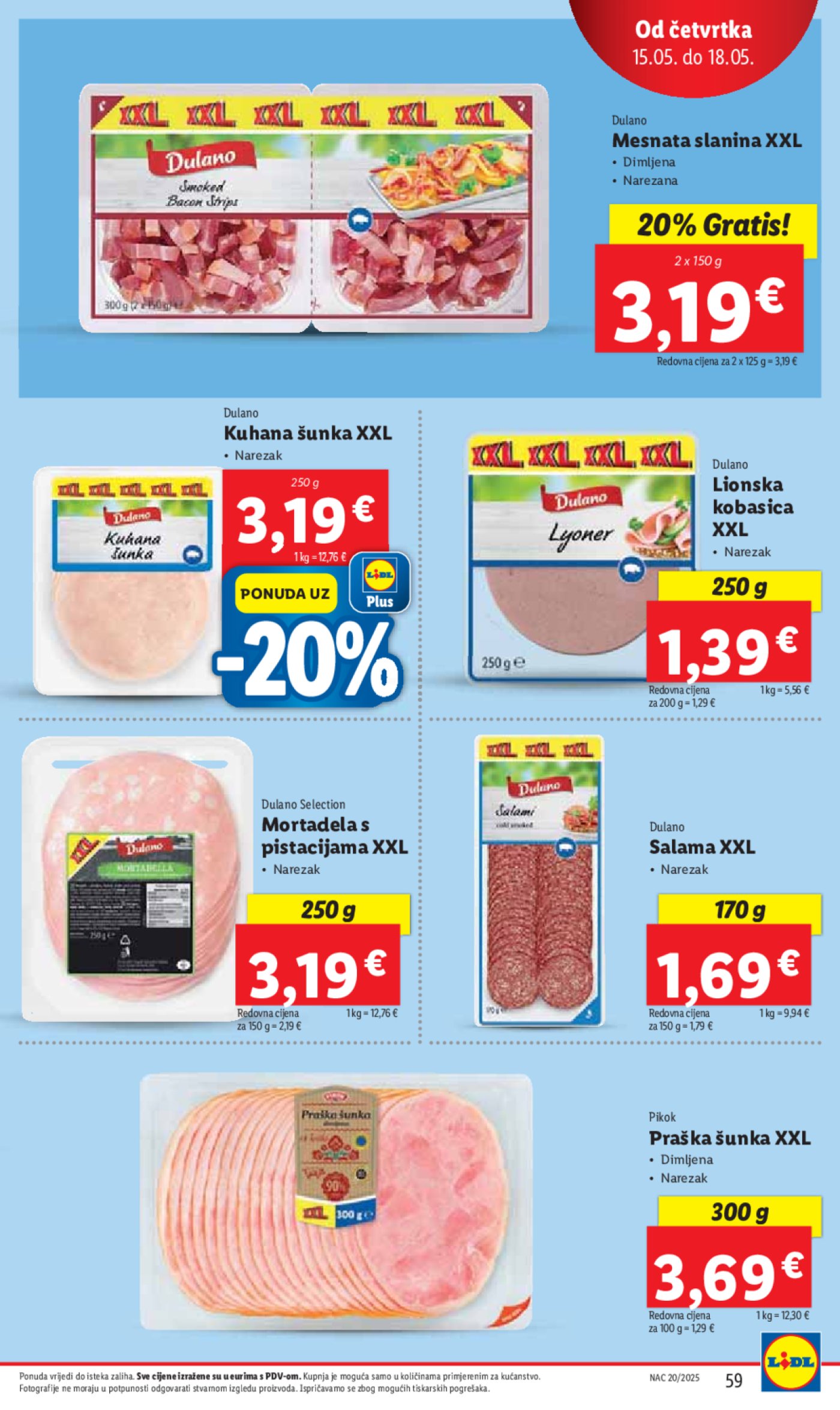 Lidl Super ponuda od Ponedjeljka 12.05.-18.05.2025.