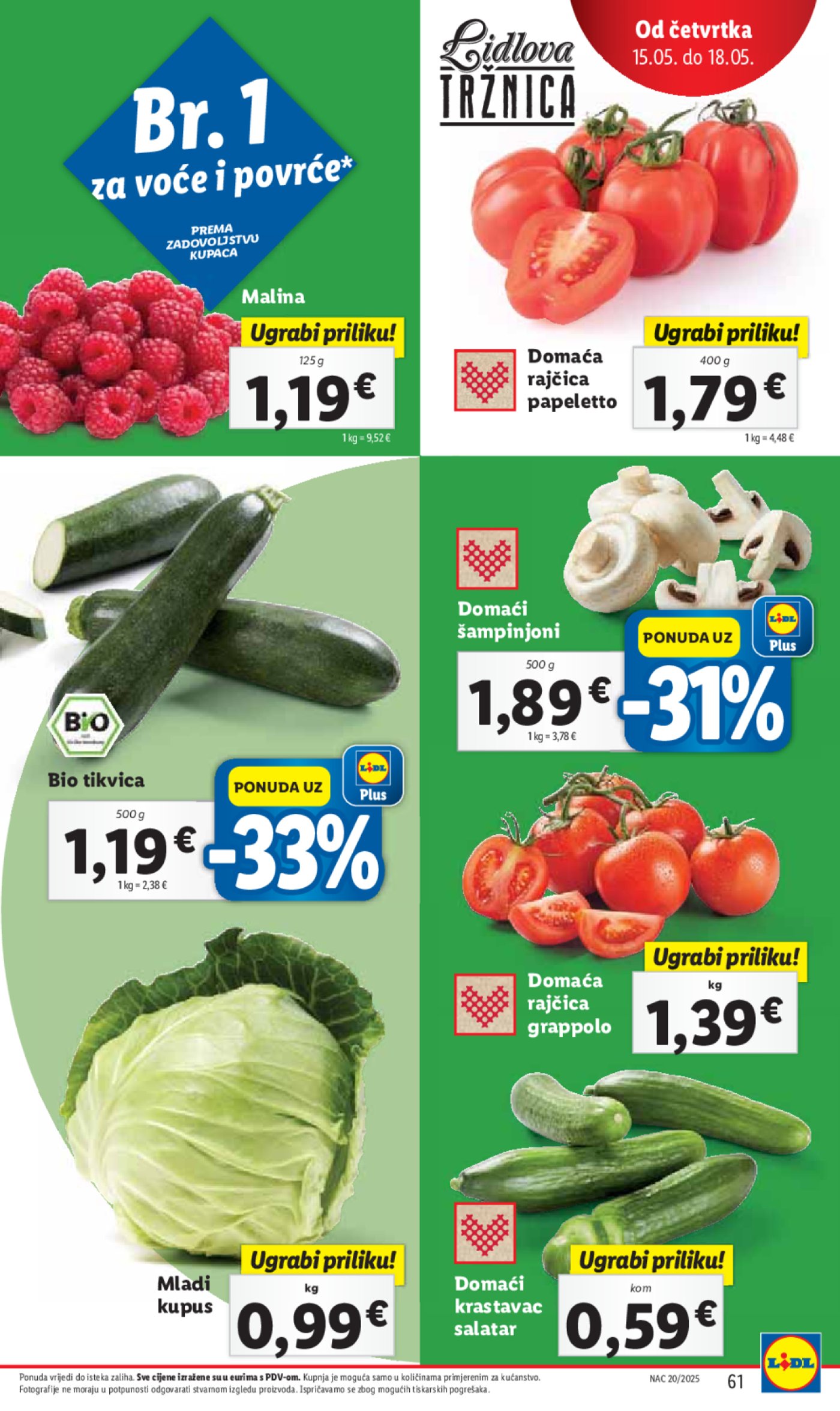 Lidl Super ponuda od Ponedjeljka 12.05.-18.05.2025.
