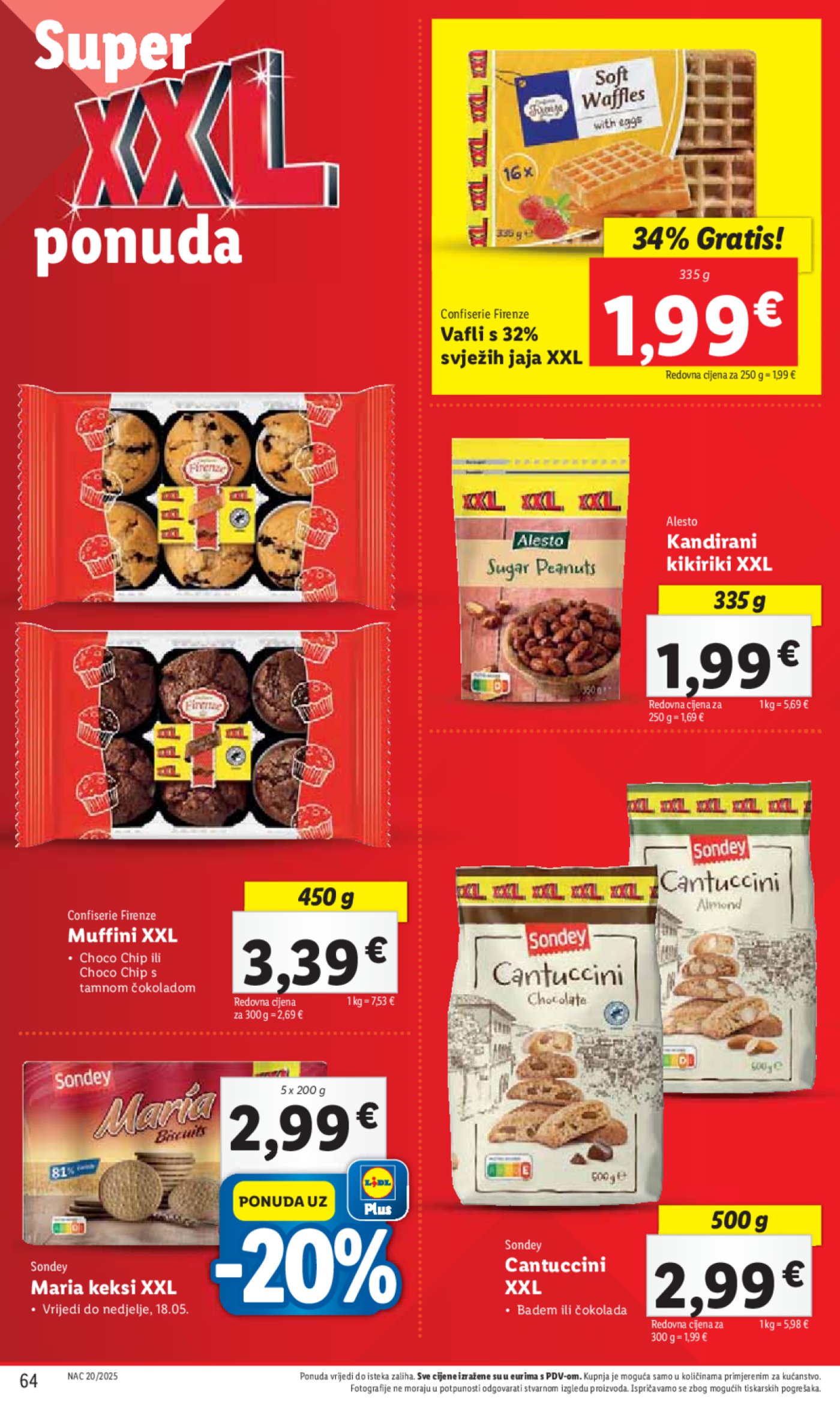 Lidl Super ponuda od Ponedjeljka 12.05.-18.05.2025.