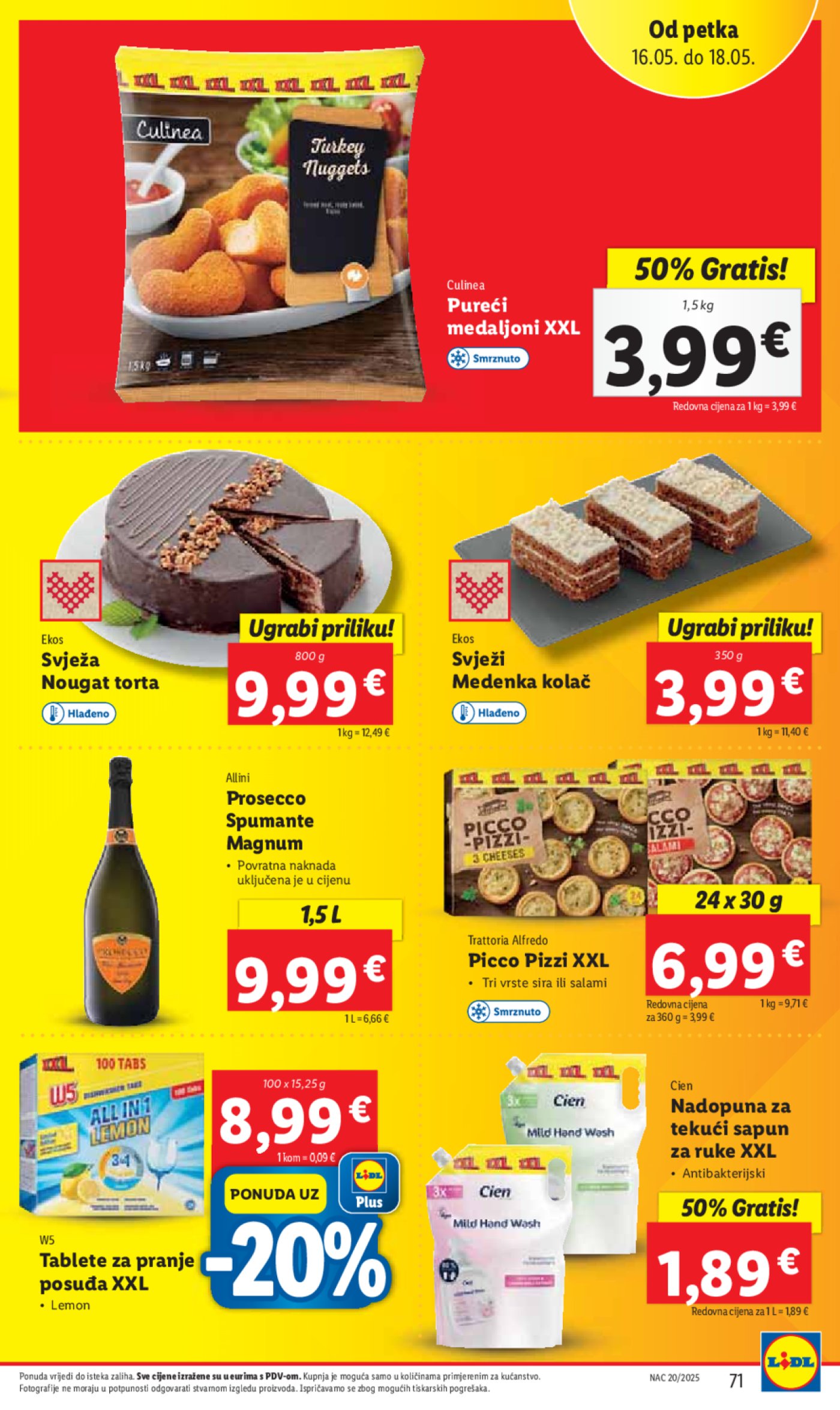Lidl Super ponuda od Ponedjeljka 12.05.-18.05.2025.