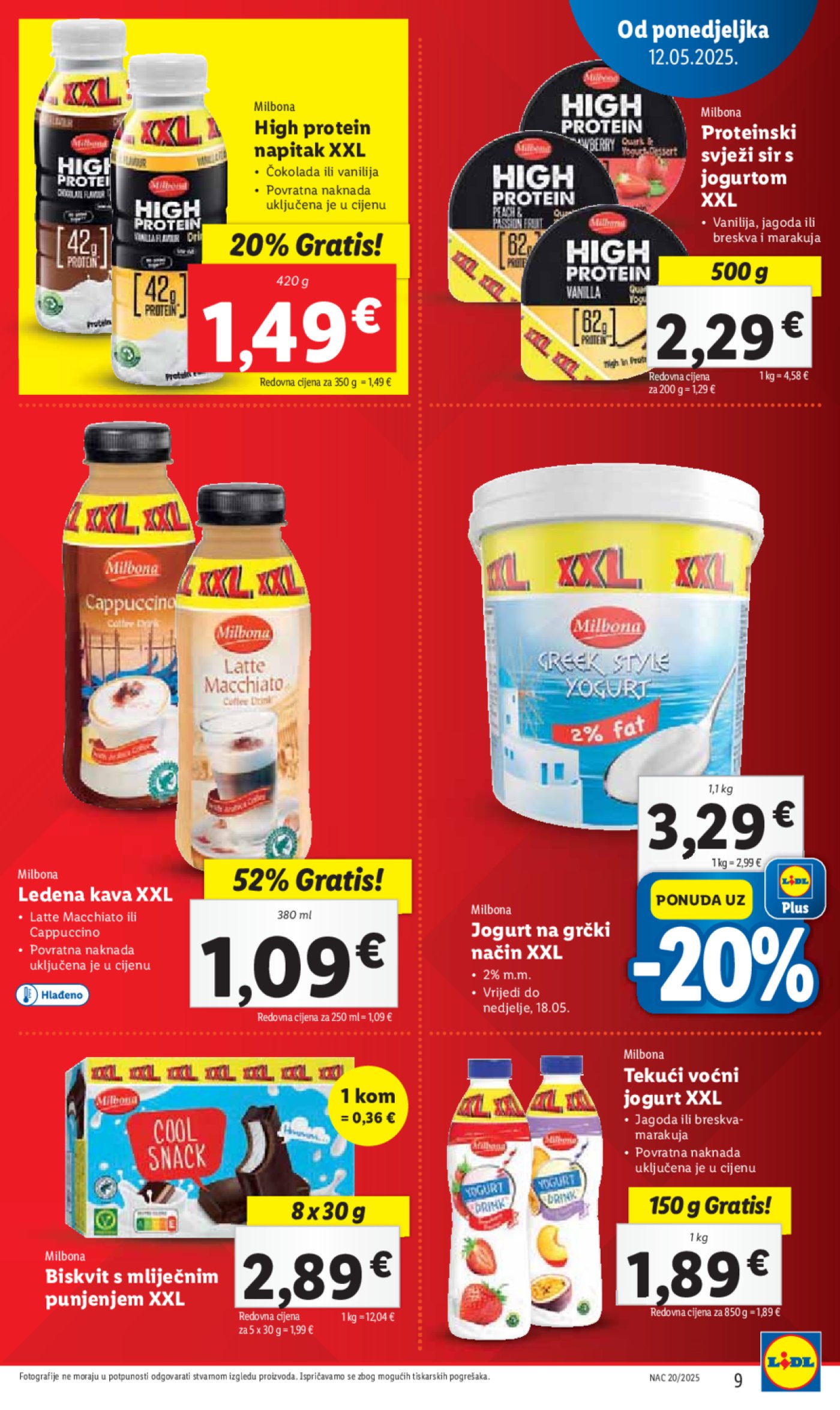 Lidl Super ponuda od Ponedjeljka 12.05.-18.05.2025.