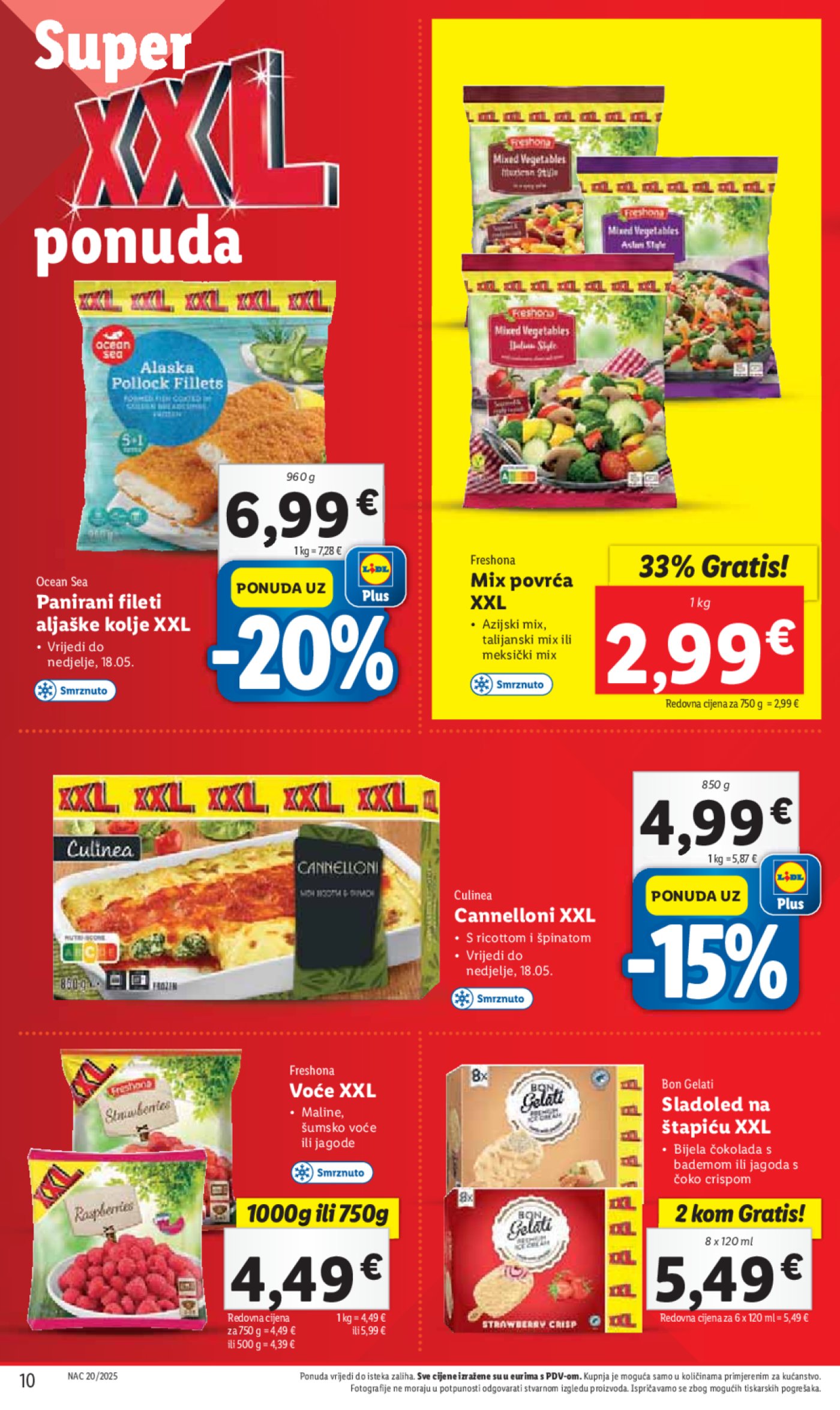 Lidl Super ponuda od Ponedjeljka 12.05.-18.05.2025.