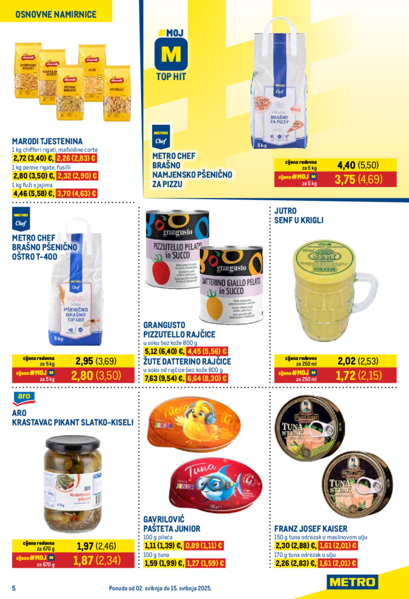 Metro katalog Prehrana akcija 02.05.-15.05.2025.