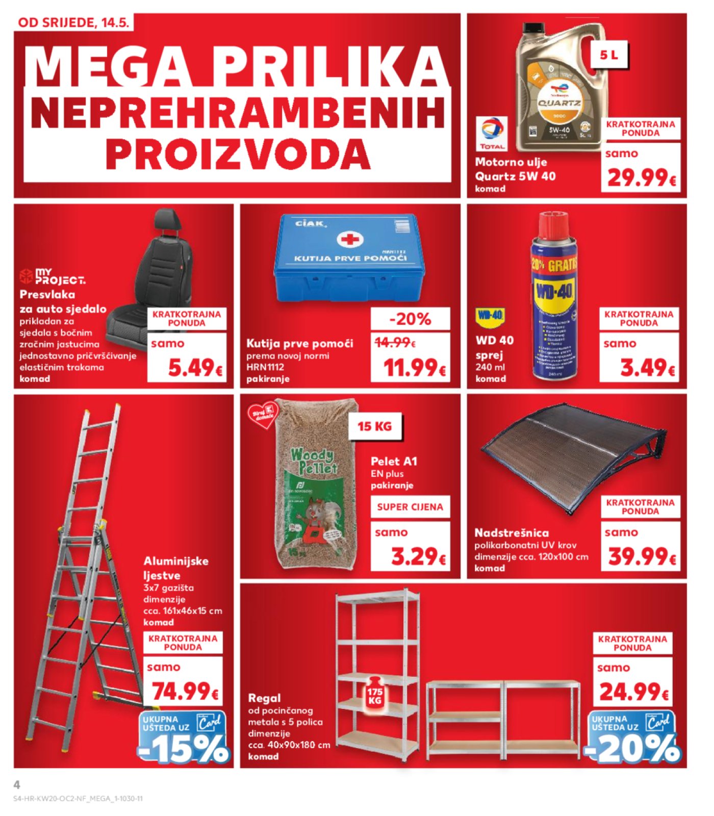 Kaufland katalog Neprehrambenih proizvoda 14.05.-20.05.2025.