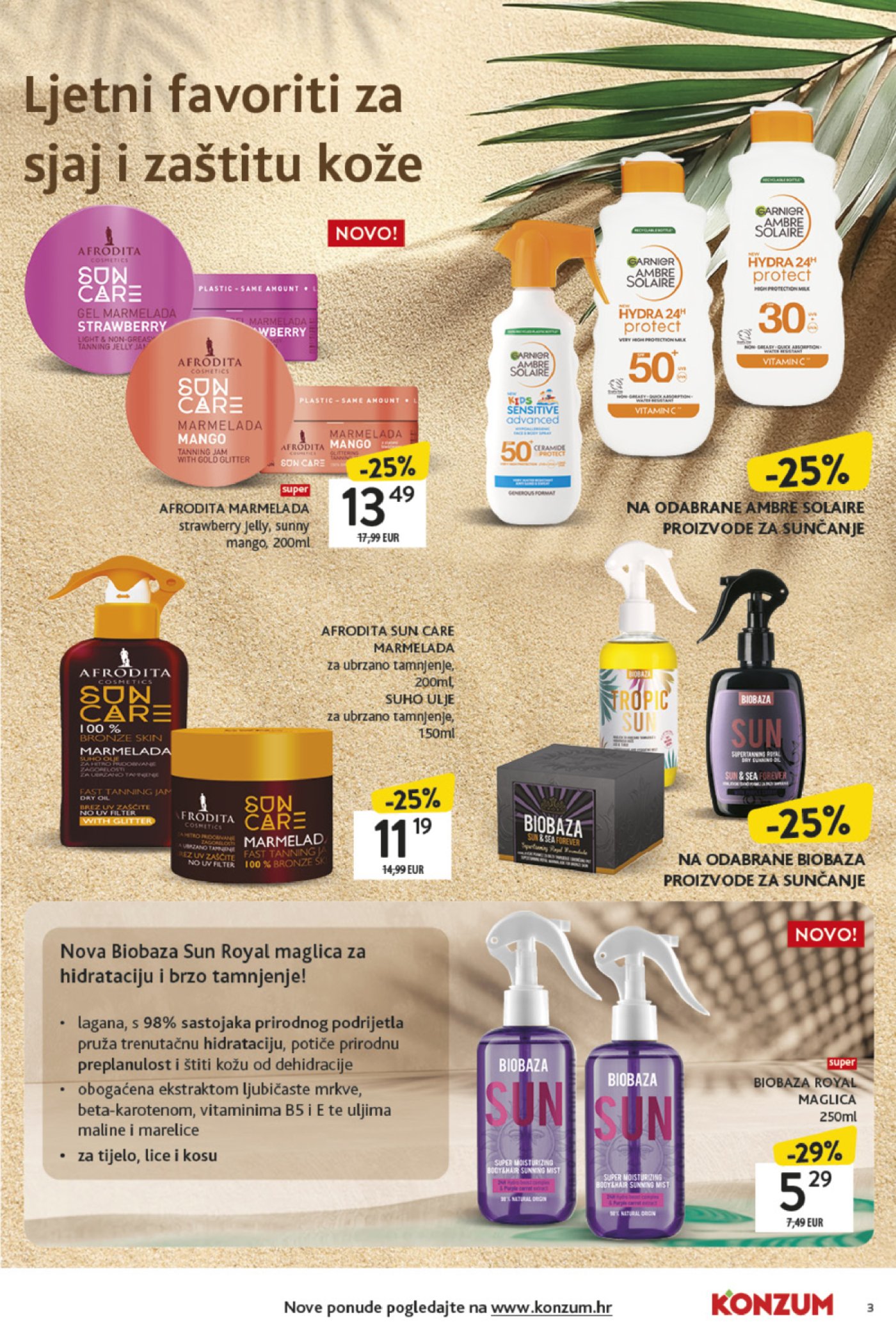 Konzum katalog Akcija Ljepota i njega 12.05.-25.05.2025.