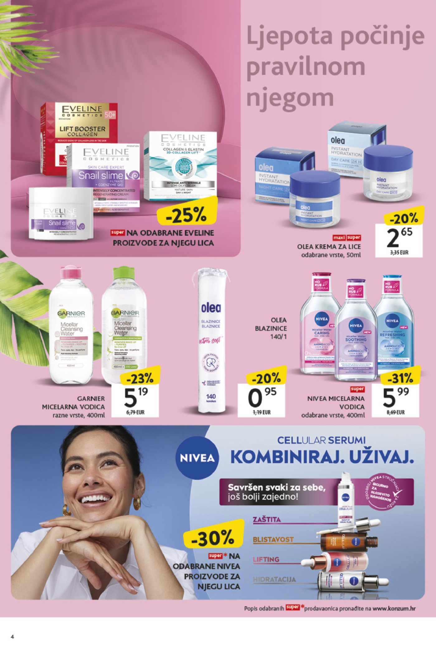 Konzum katalog Akcija Ljepota i njega 12.05.-25.05.2025.