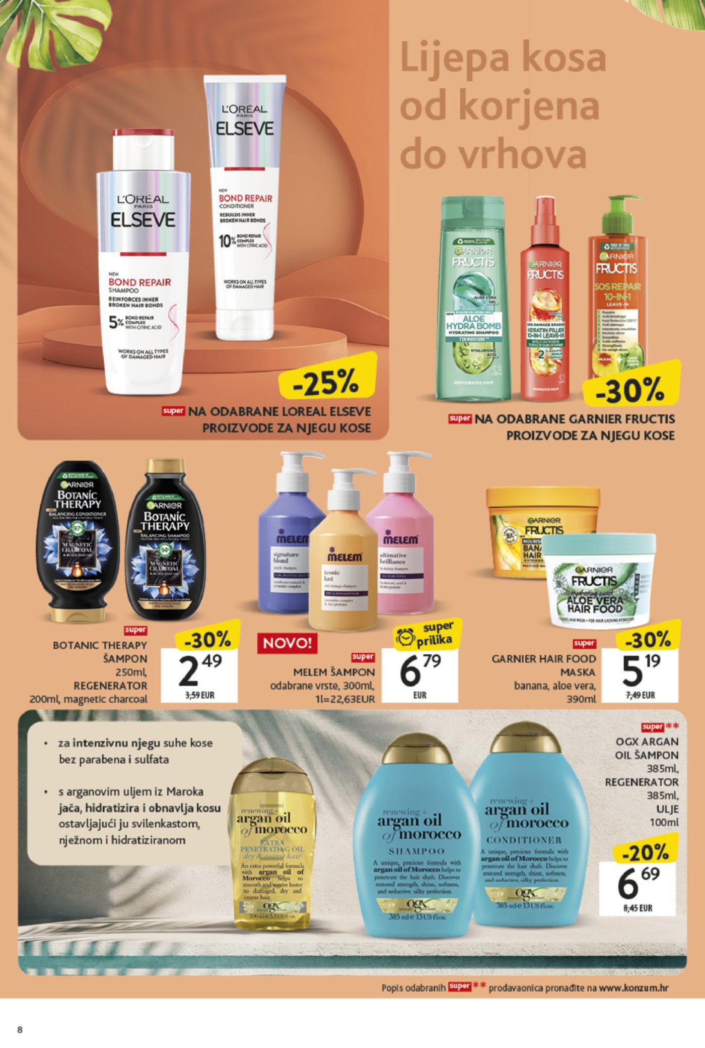 Konzum katalog Akcija Ljepota i njega 12.05.-25.05.2025.