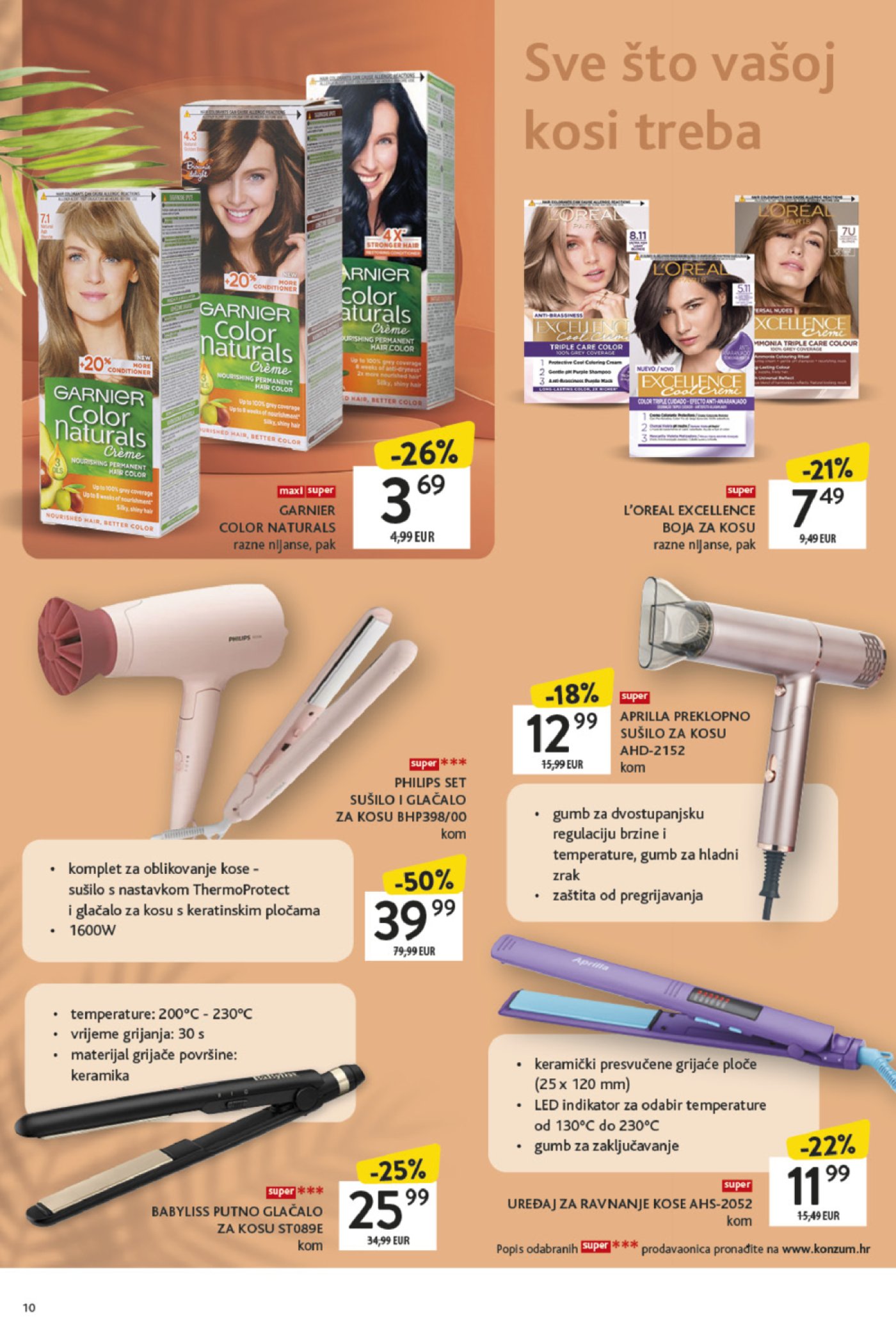 Konzum katalog Akcija Ljepota i njega 12.05.-25.05.2025.