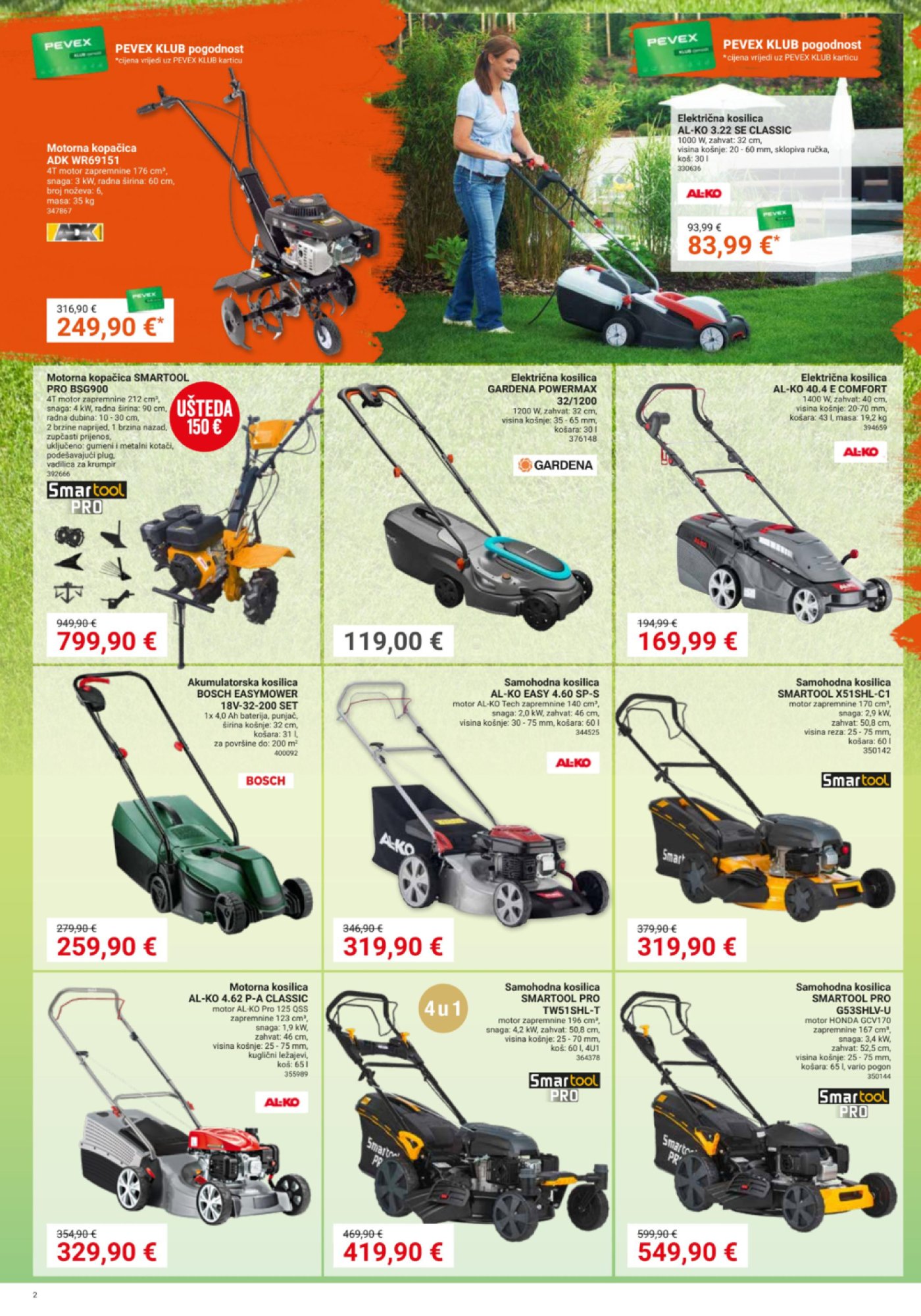 Pevex katalog Akcija Strojevi i alati 08.05.-08.06.2025.