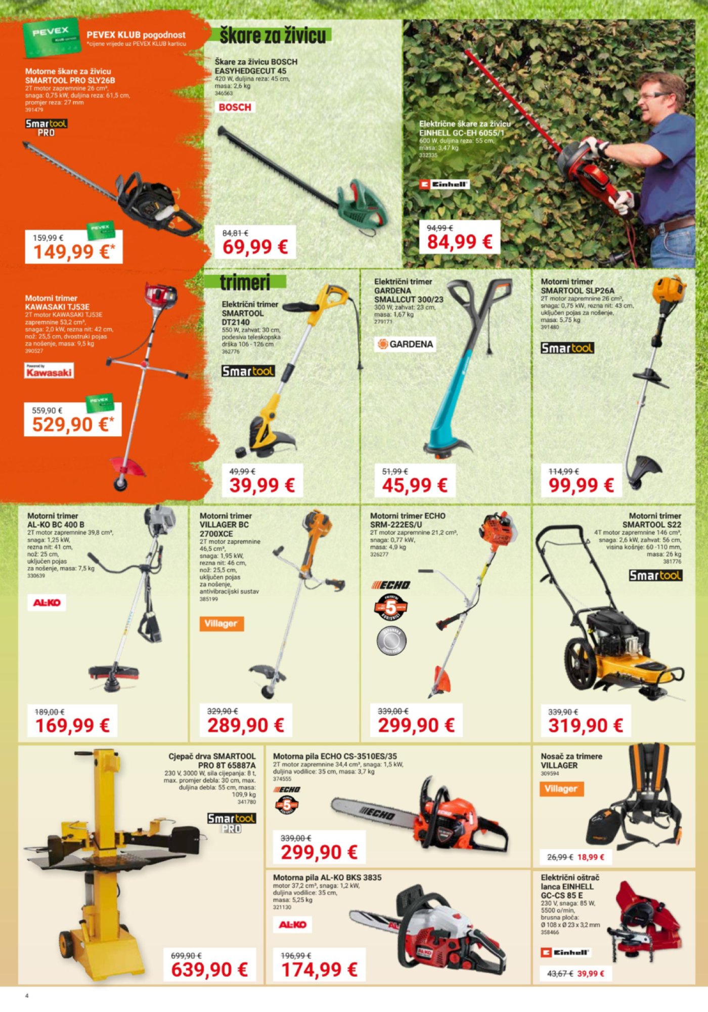 Pevex katalog Akcija Strojevi i alati 08.05.-08.06.2025.