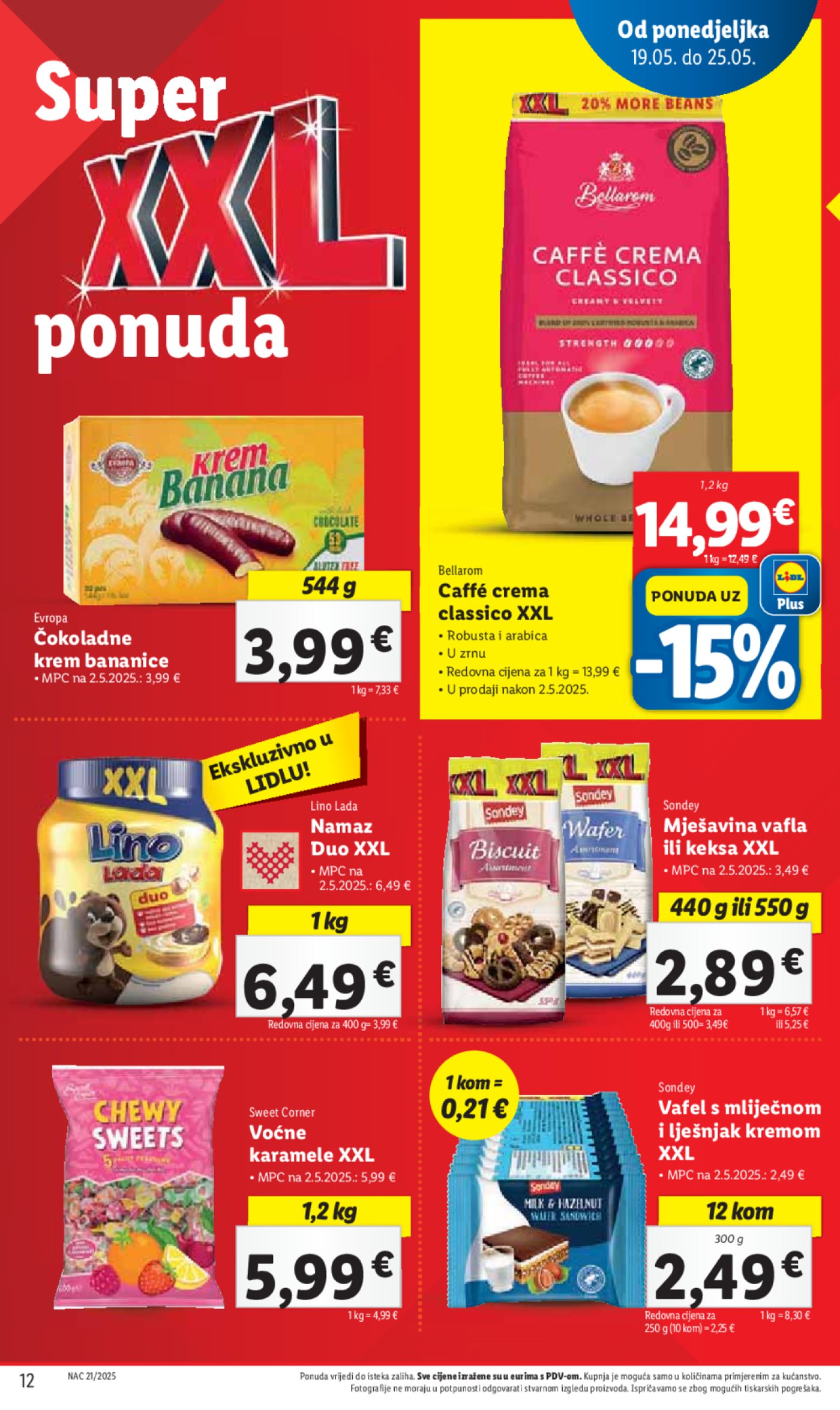 Lidl katalog Super ponuda od ponedjeljka 19.05.-25.05.2025.