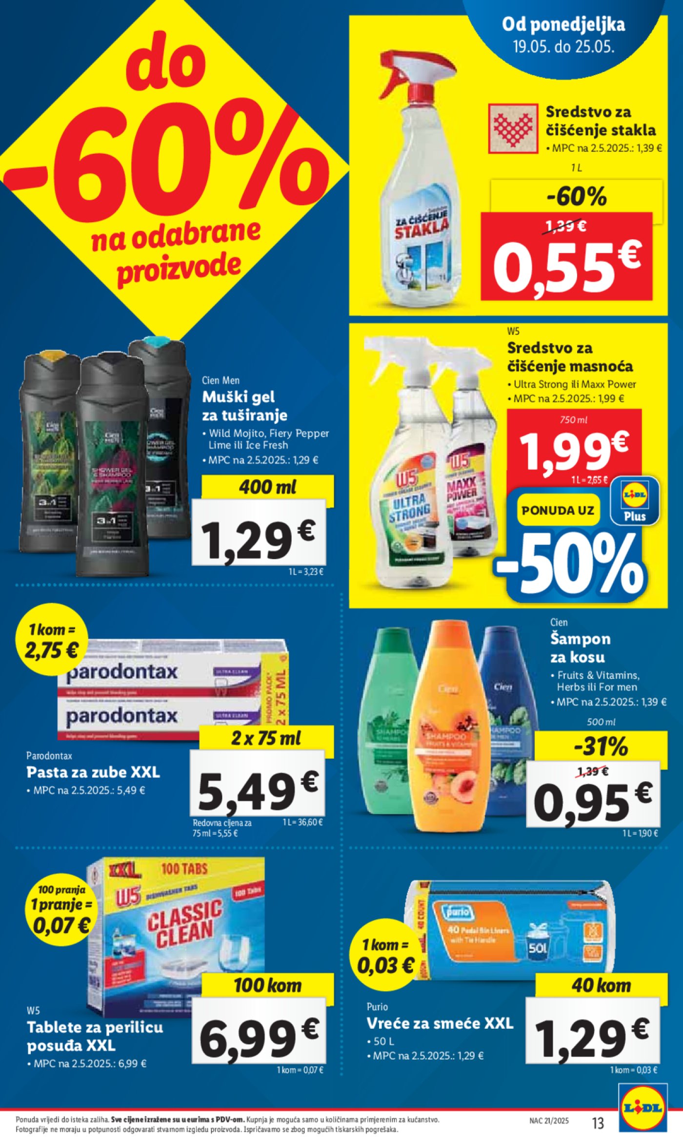 Lidl katalog Super ponuda od ponedjeljka 19.05.-25.05.2025.