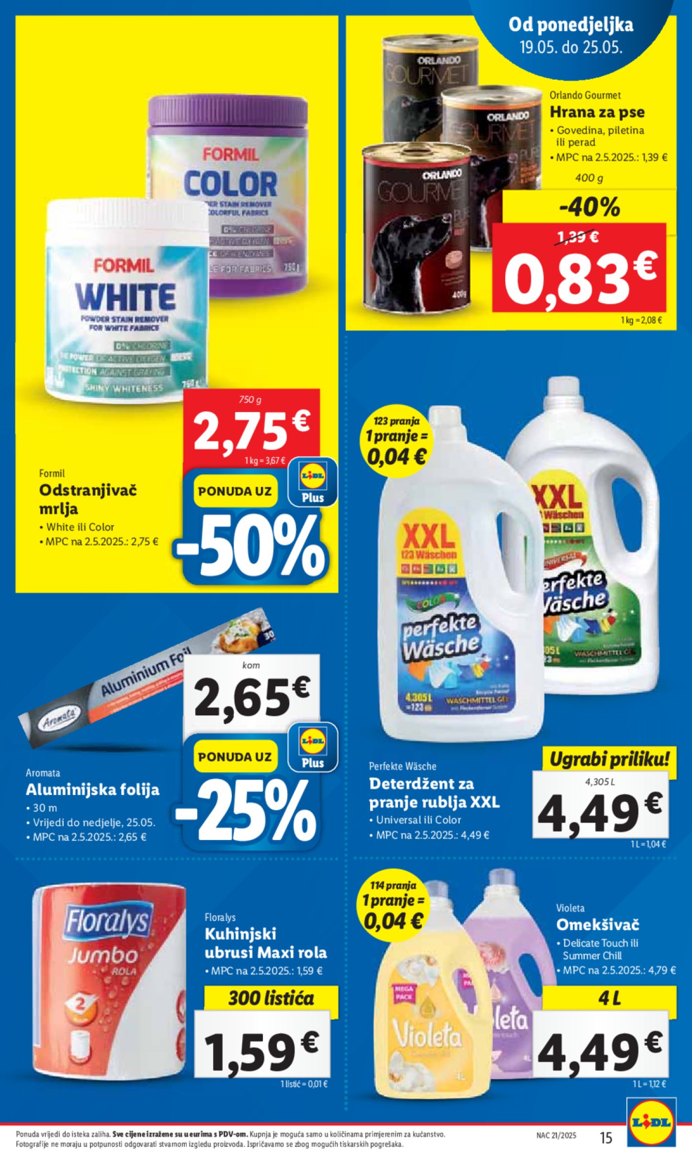 Lidl katalog Super ponuda od ponedjeljka 19.05.-25.05.2025.