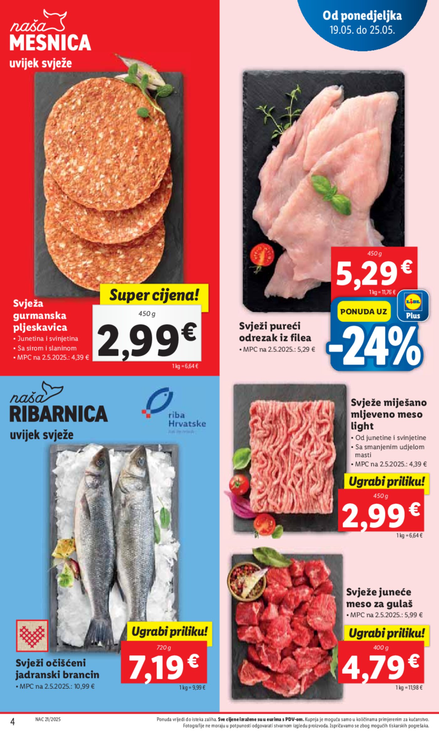 Lidl katalog Super ponuda od ponedjeljka 19.05.-25.05.2025.