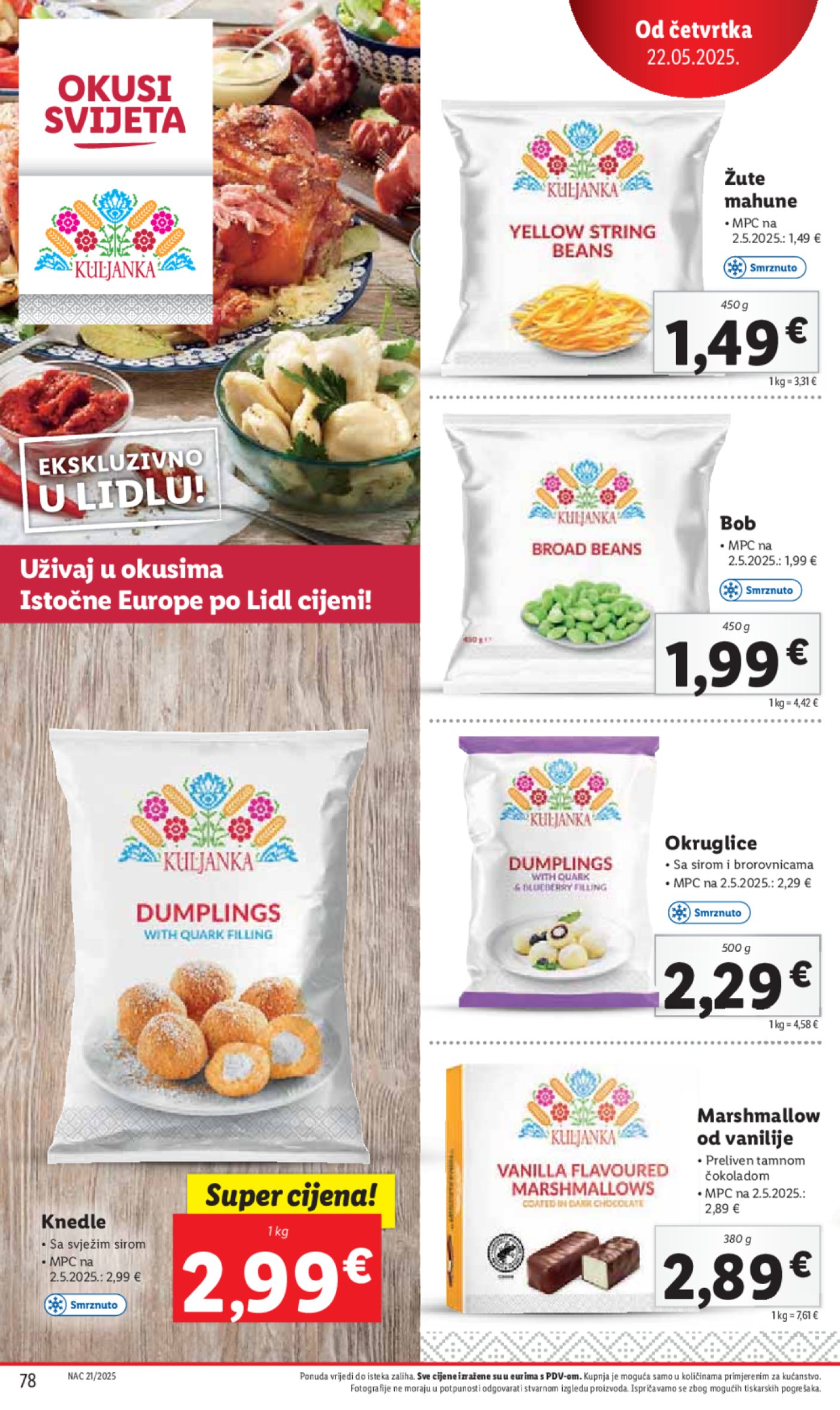 Lidl katalog Super ponuda od ponedjeljka 19.05.-25.05.2025.