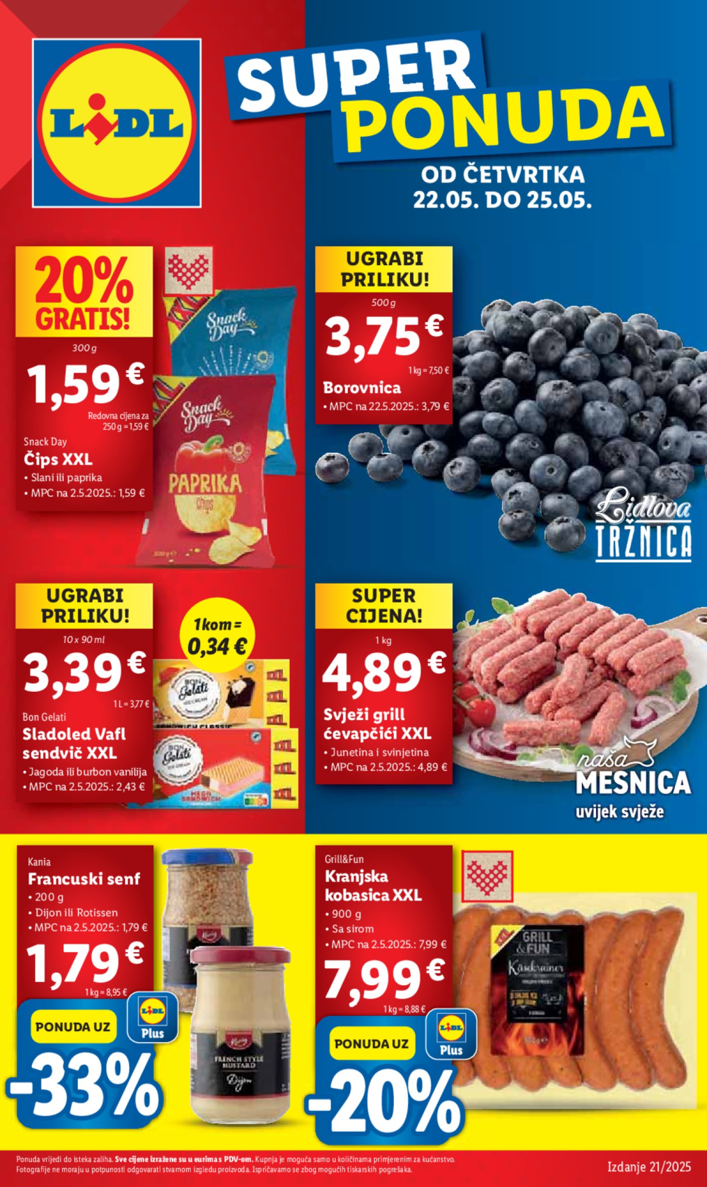 Lidl katalog Super ponuda od četvrtka 22.05.-25.05.2025.