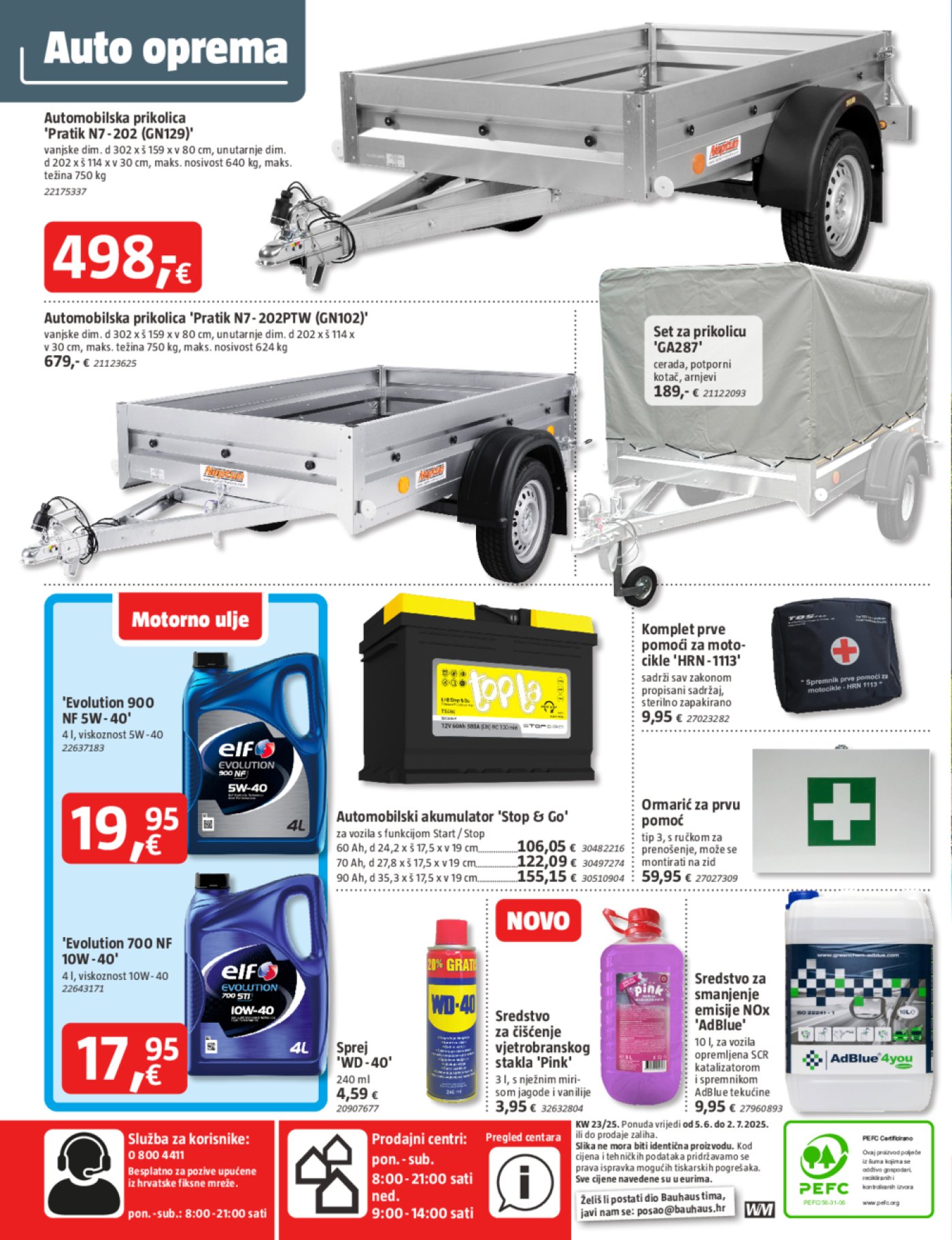 Bauhaus katalog Akcija 05.06. - 02.07.2025.