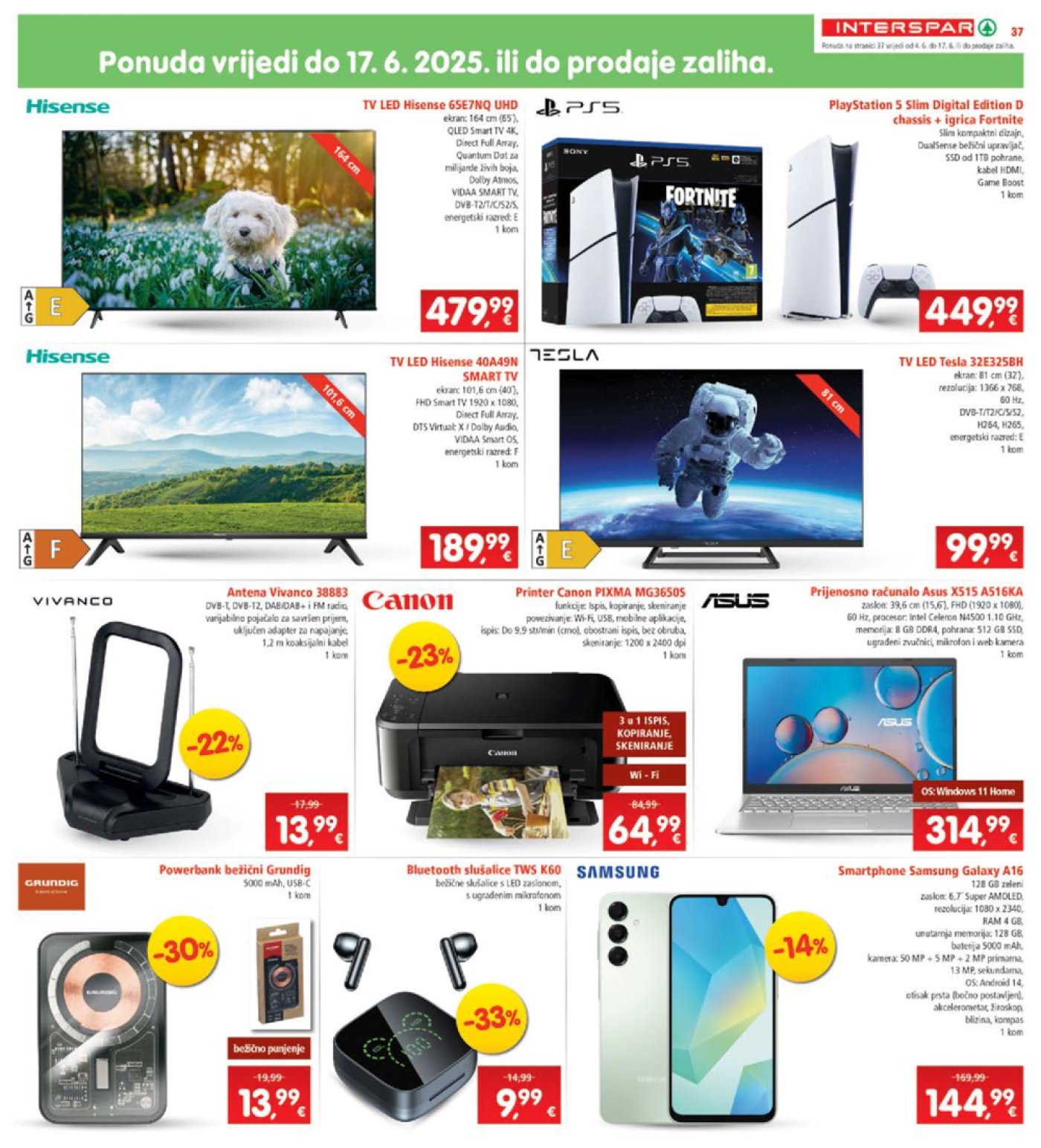 INTERSPAR katalog akcija 04.06.-10.06.2025.