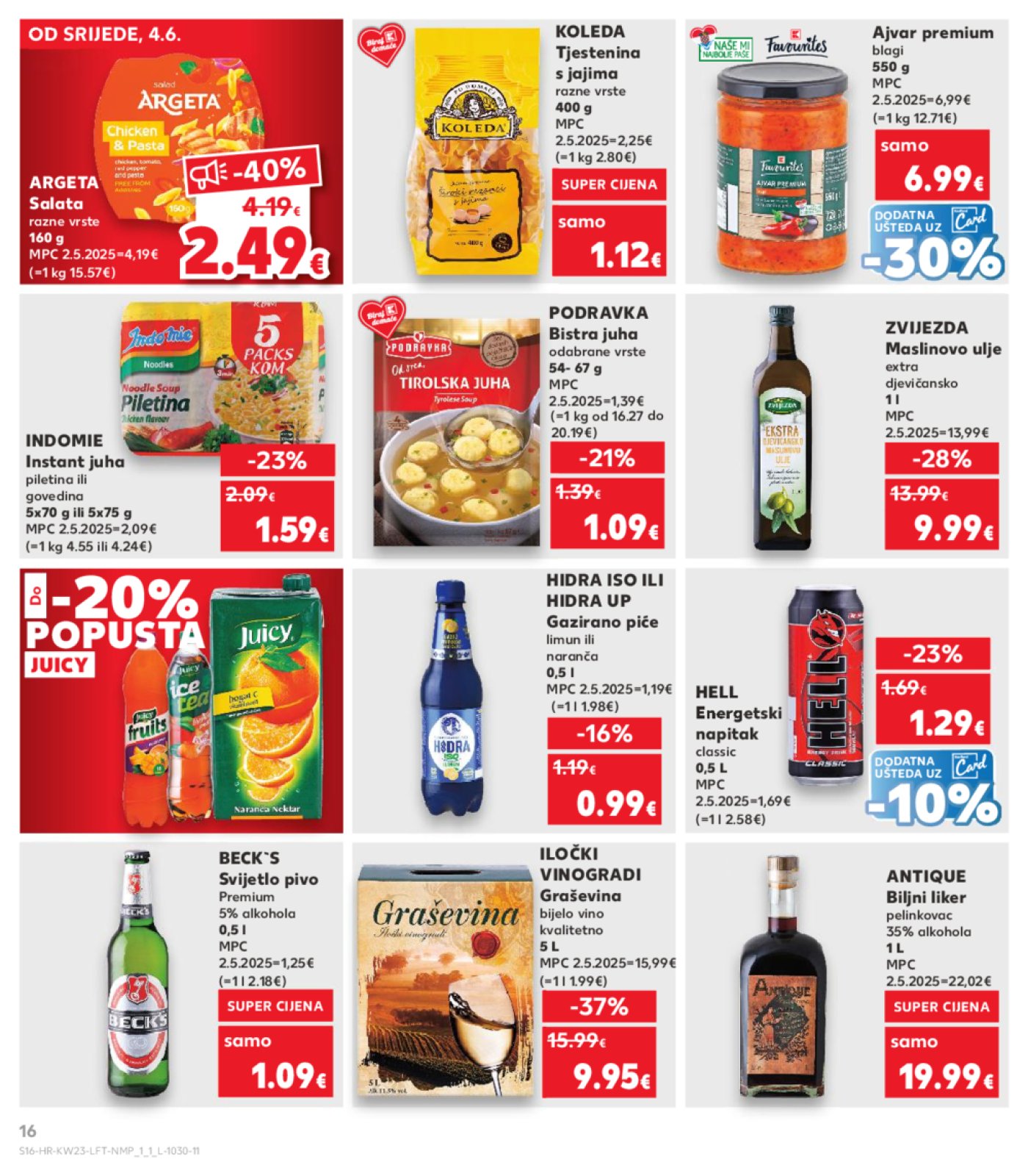 Kaufland katalog Akcija 04.06.-10.06.2025. Odabrane poslovnice